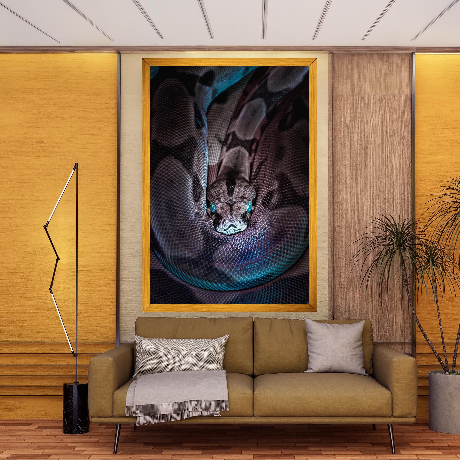 Vibrant Snake mockup 9