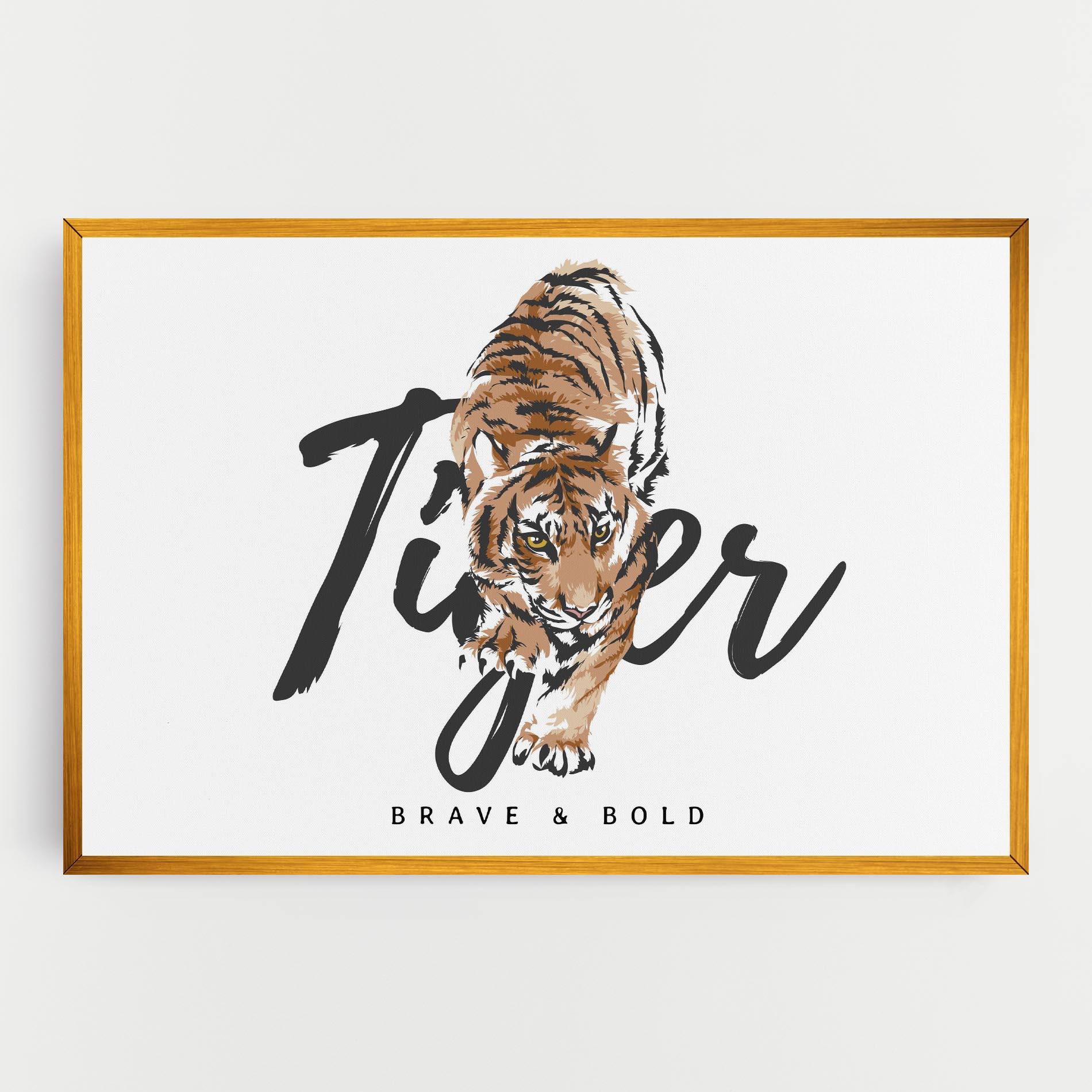 Картина на платно Brave And Bold mockup 0