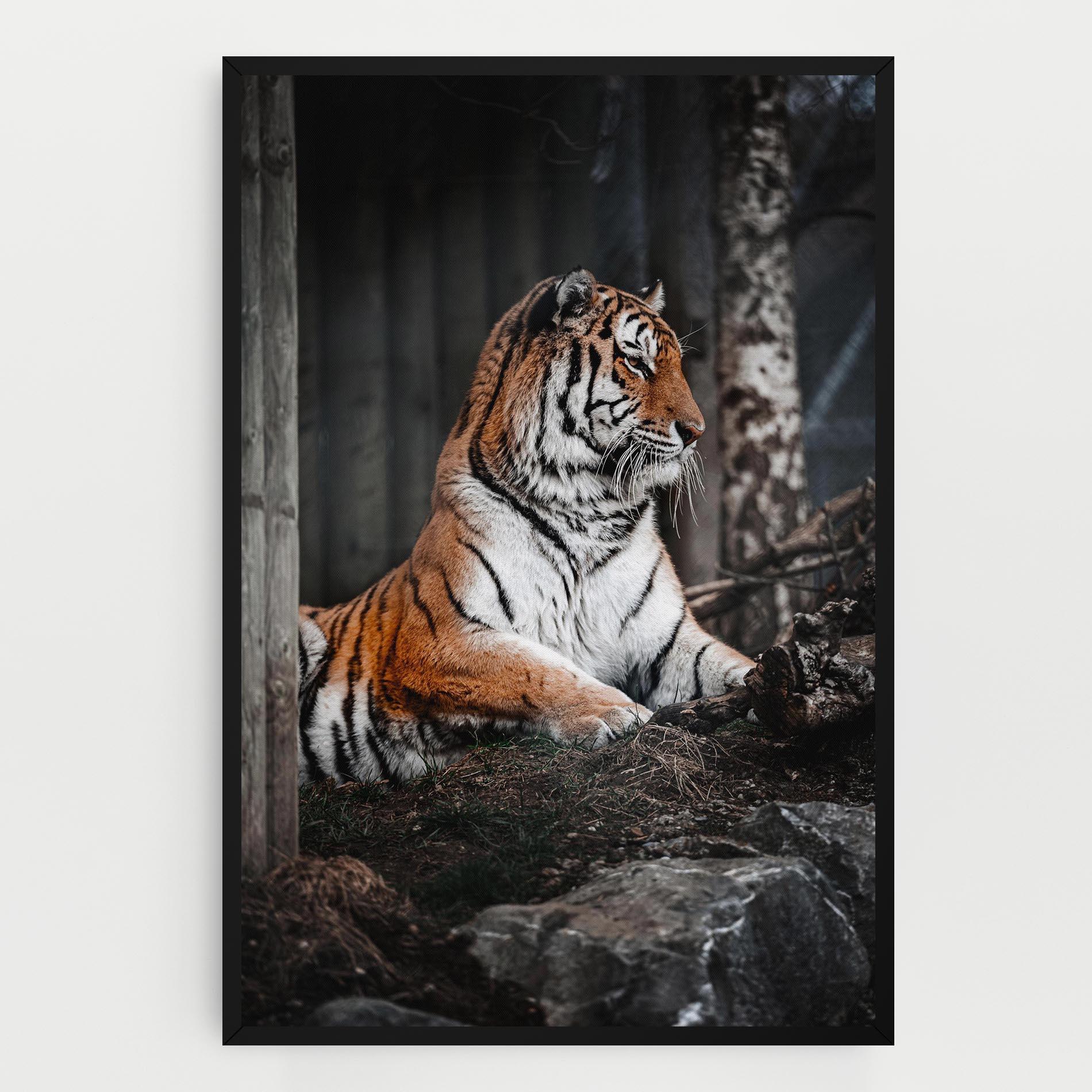 Картина на платно Forest Tiger mockup 0