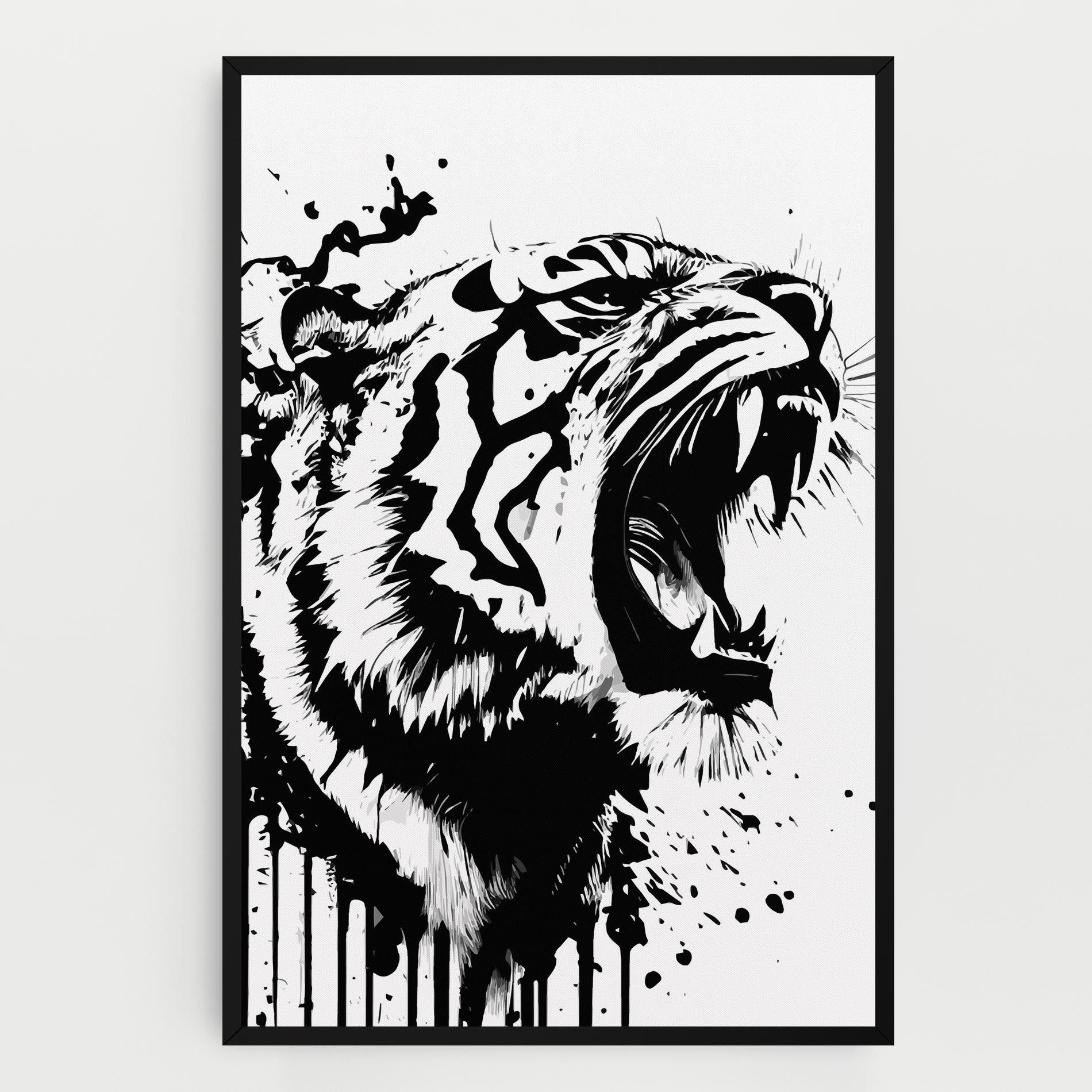 Ink Art Tiger mockup 0