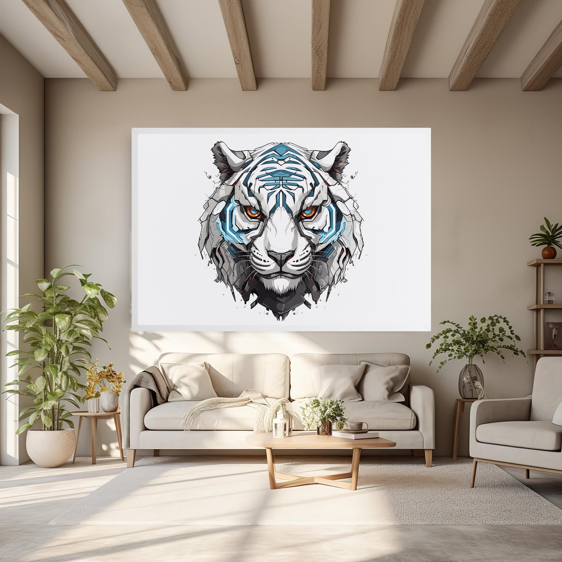 Cyborg Tiger mockup 6