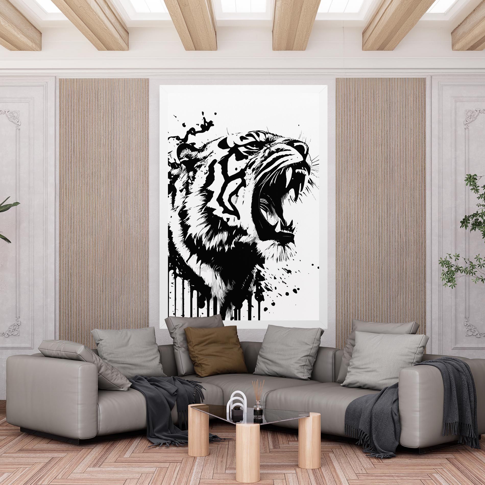 Ink Art Tiger mockup 6