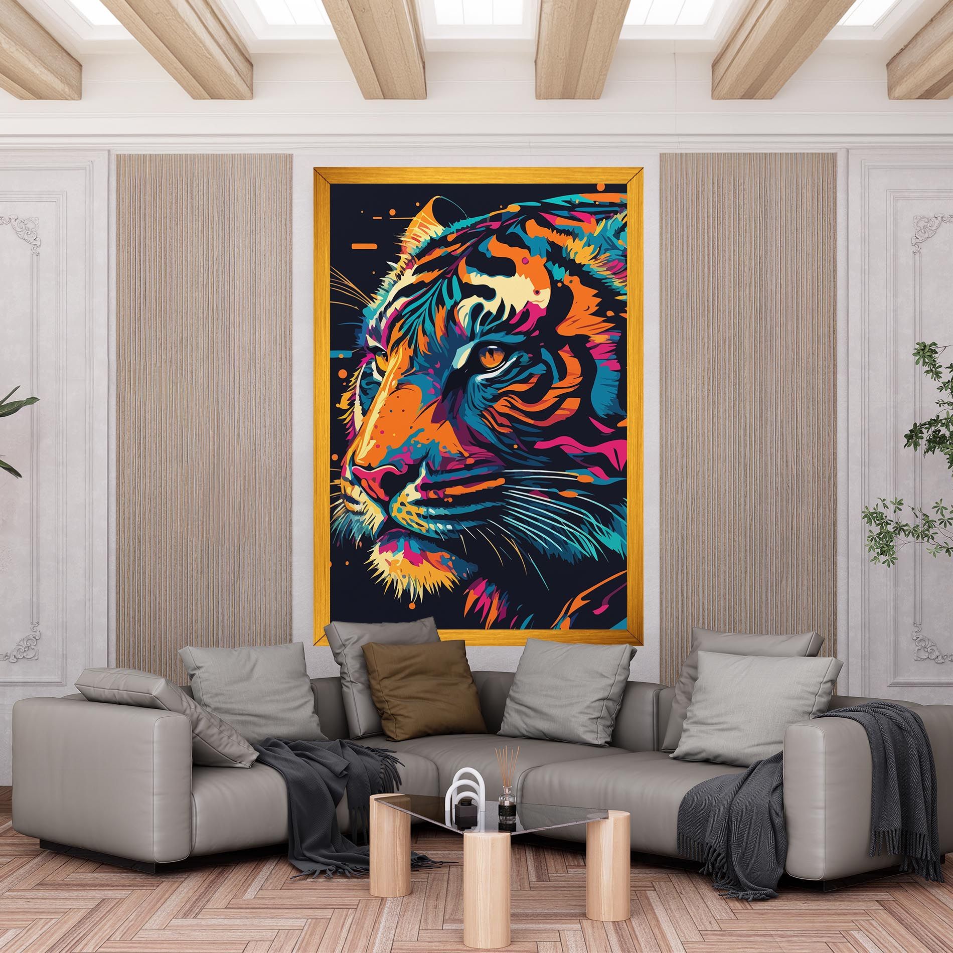 Colorful Tiger mockup 6