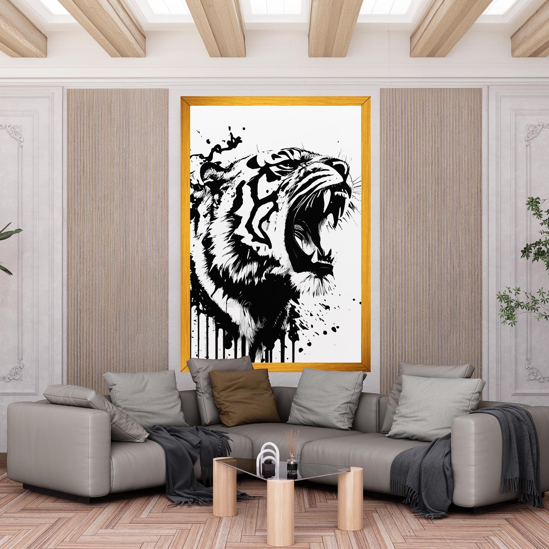 Ink Art Tiger mockup 6