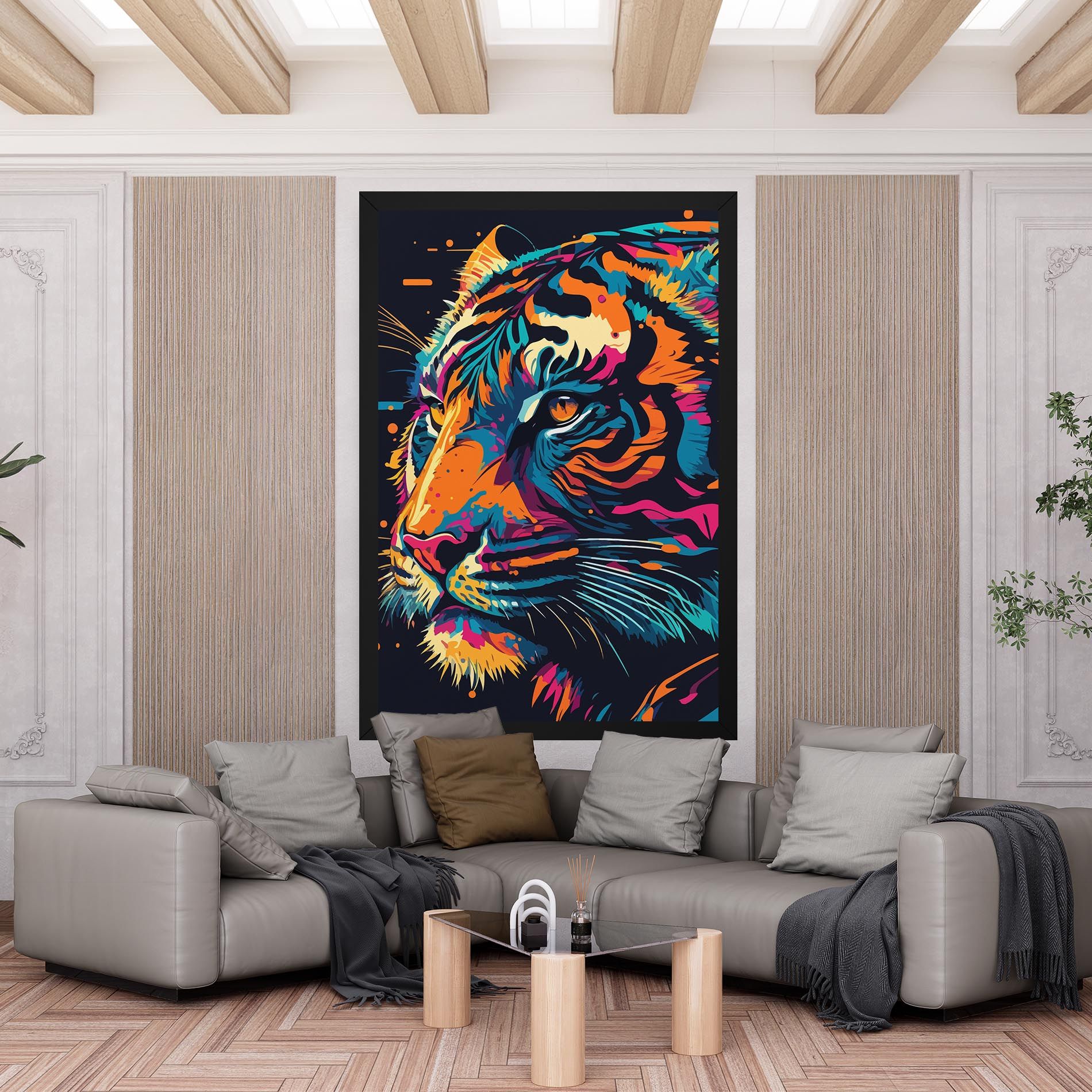 Colorful Tiger mockup 6
