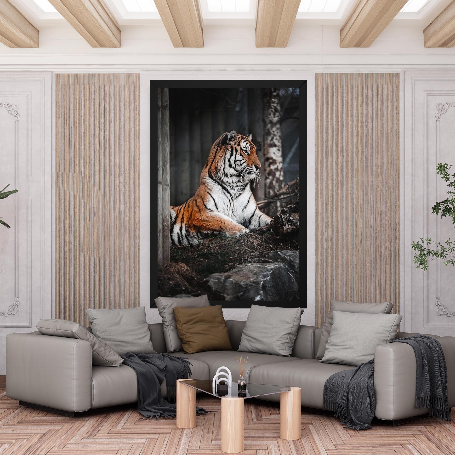 Картина на платно Forest Tiger mockup 6
