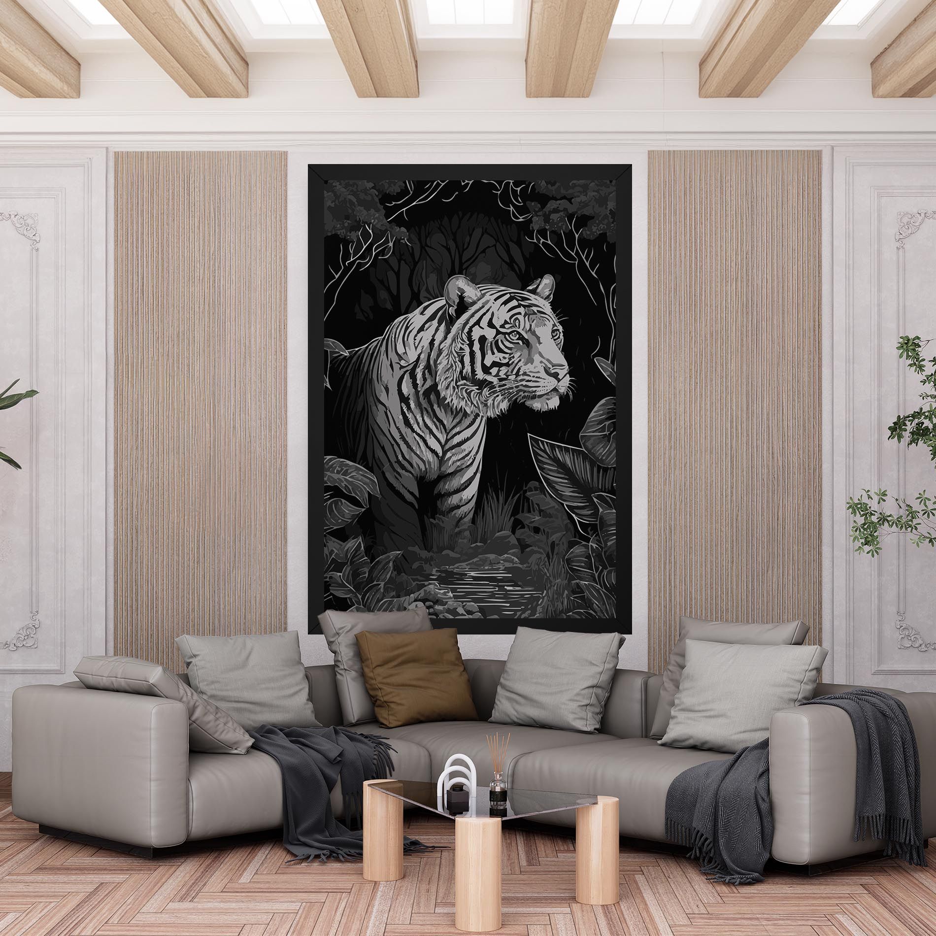 Grey Tiger mockup 6
