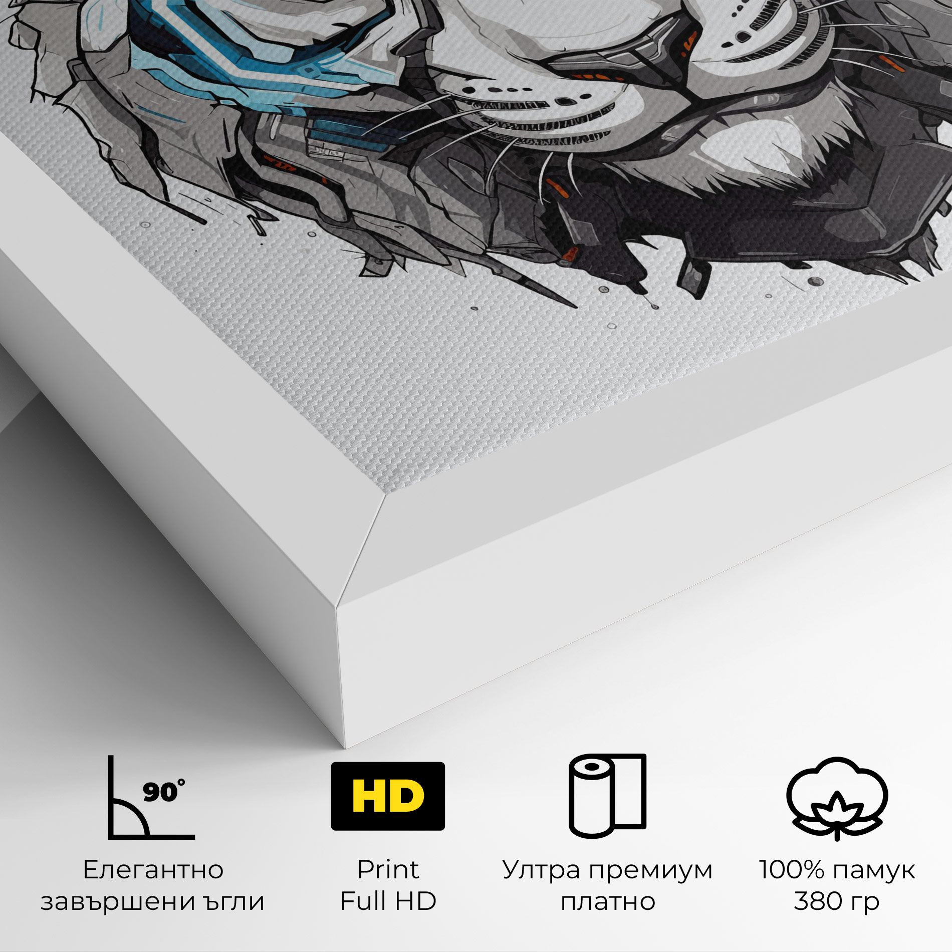 Cyborg Tiger mockup 4