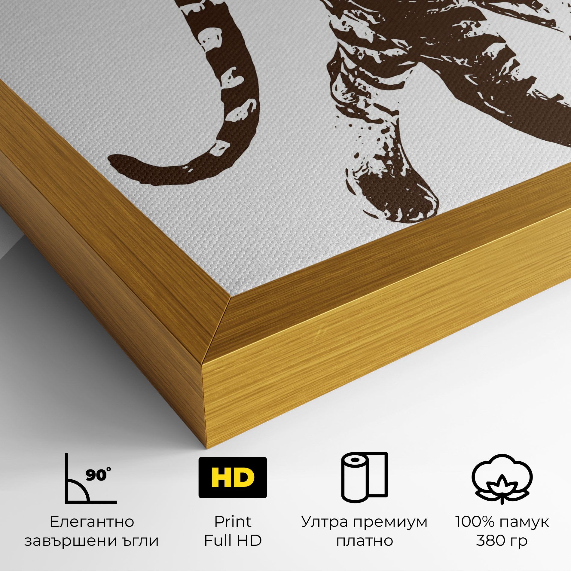 Brown Line Tiger mockup 4