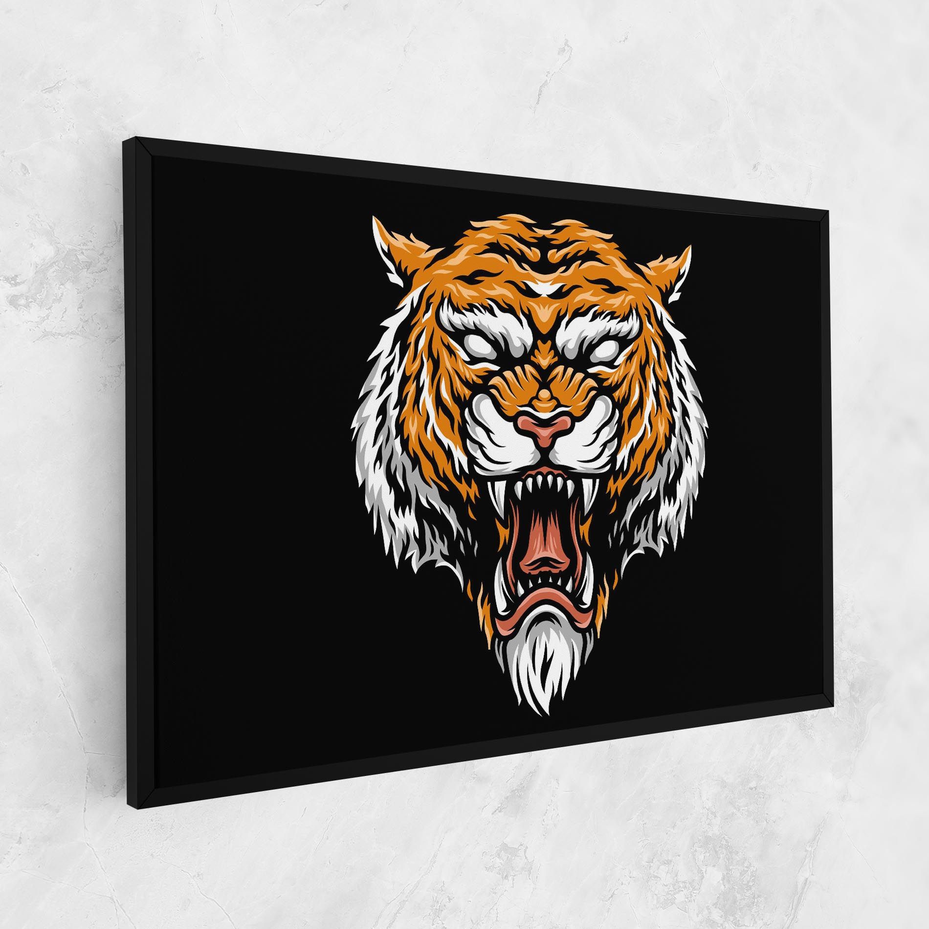 Angry Orange Tiger mockup 1