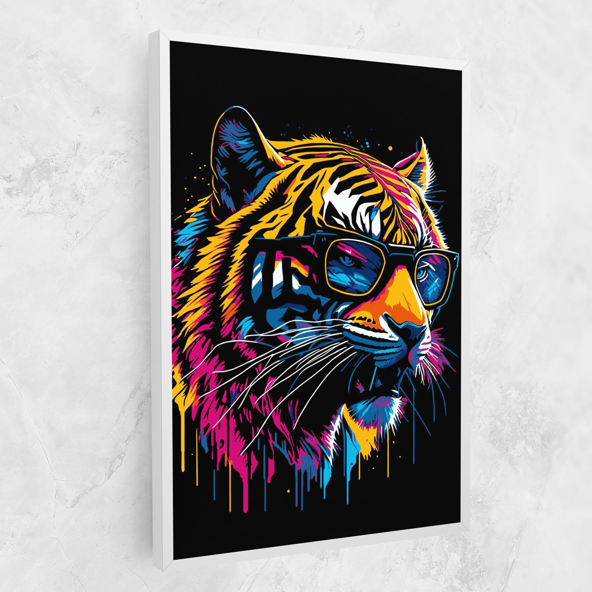 Картина на платно Cool Tiger mockup 1