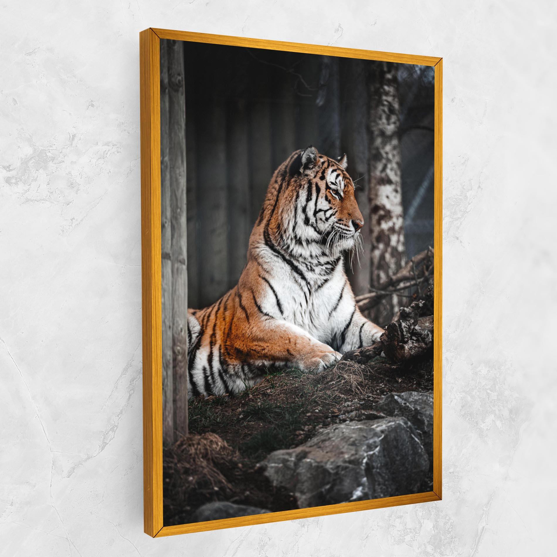 Картина на платно Forest Tiger mockup 1