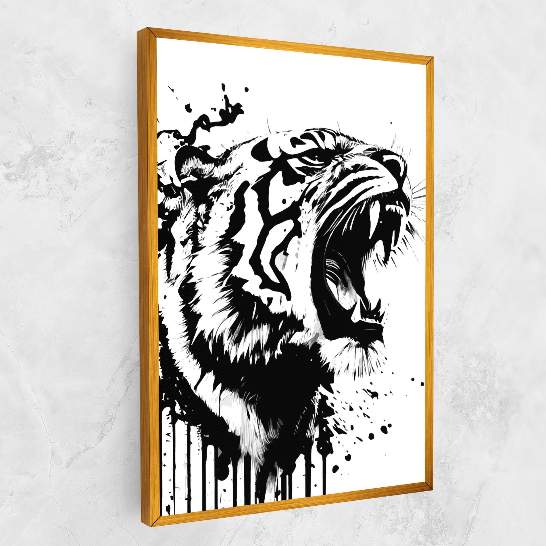 Ink Art Tiger mockup 1