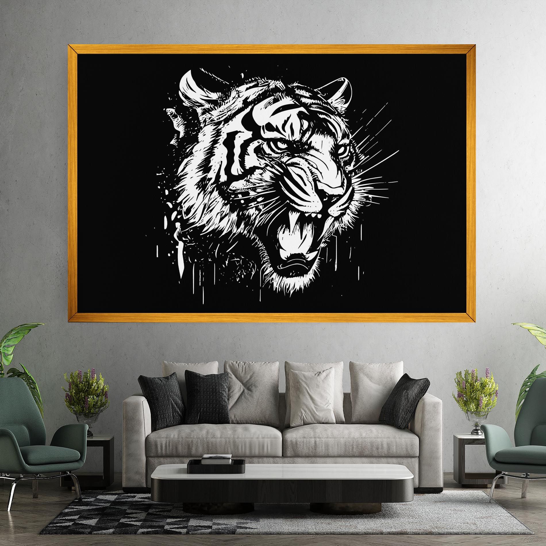 Angry Tiger Head mockup 7