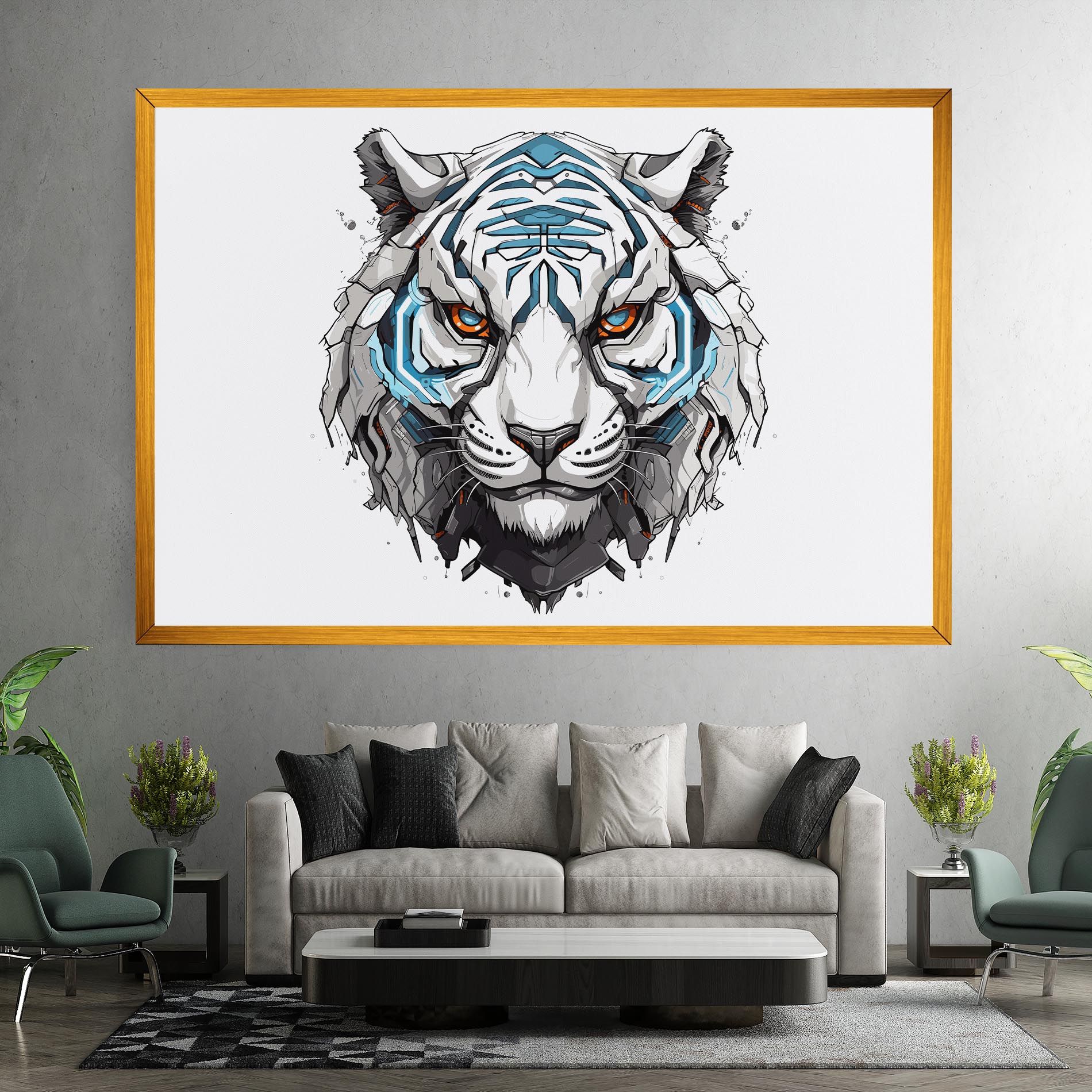 Cyborg Tiger mockup 7