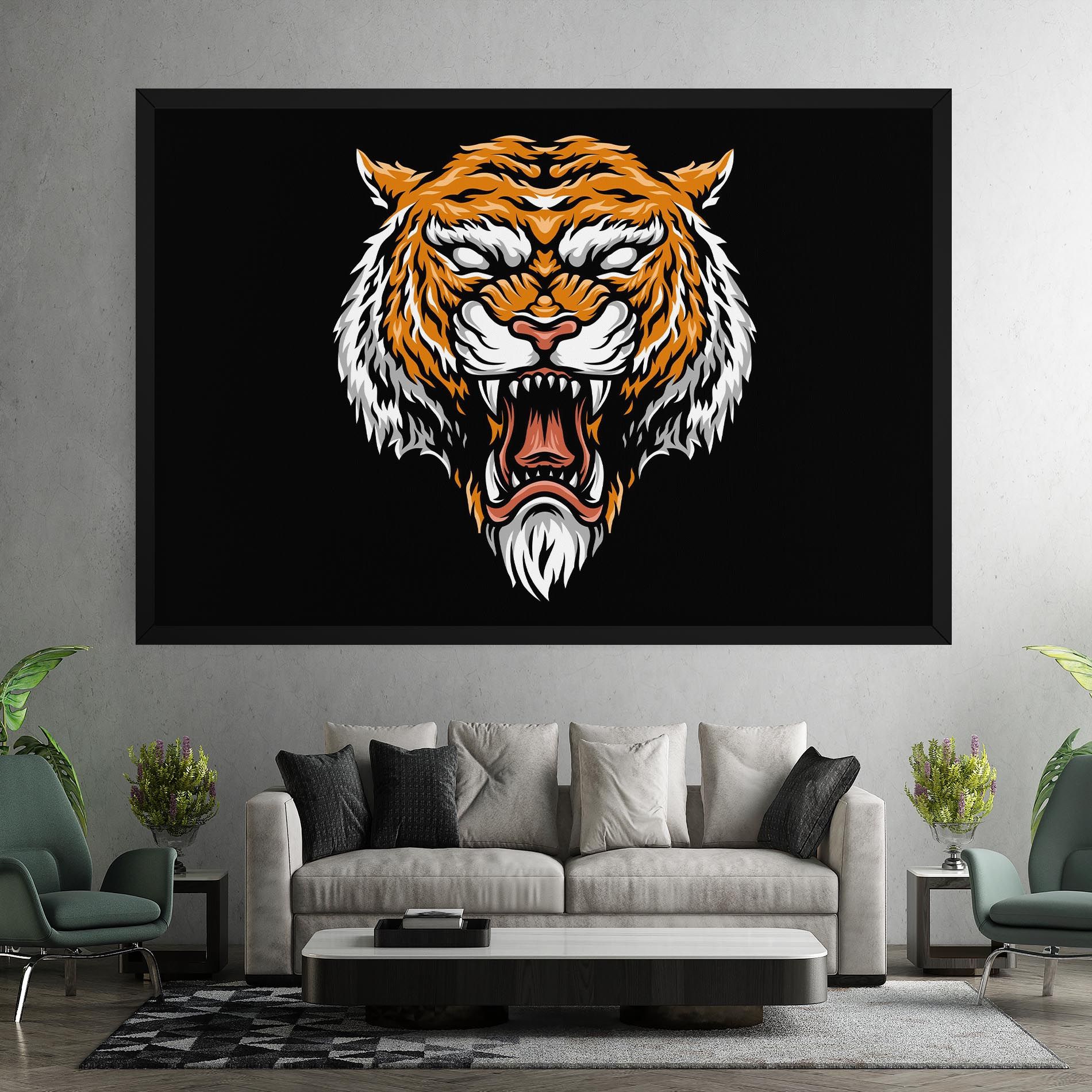 Angry Orange Tiger mockup 7