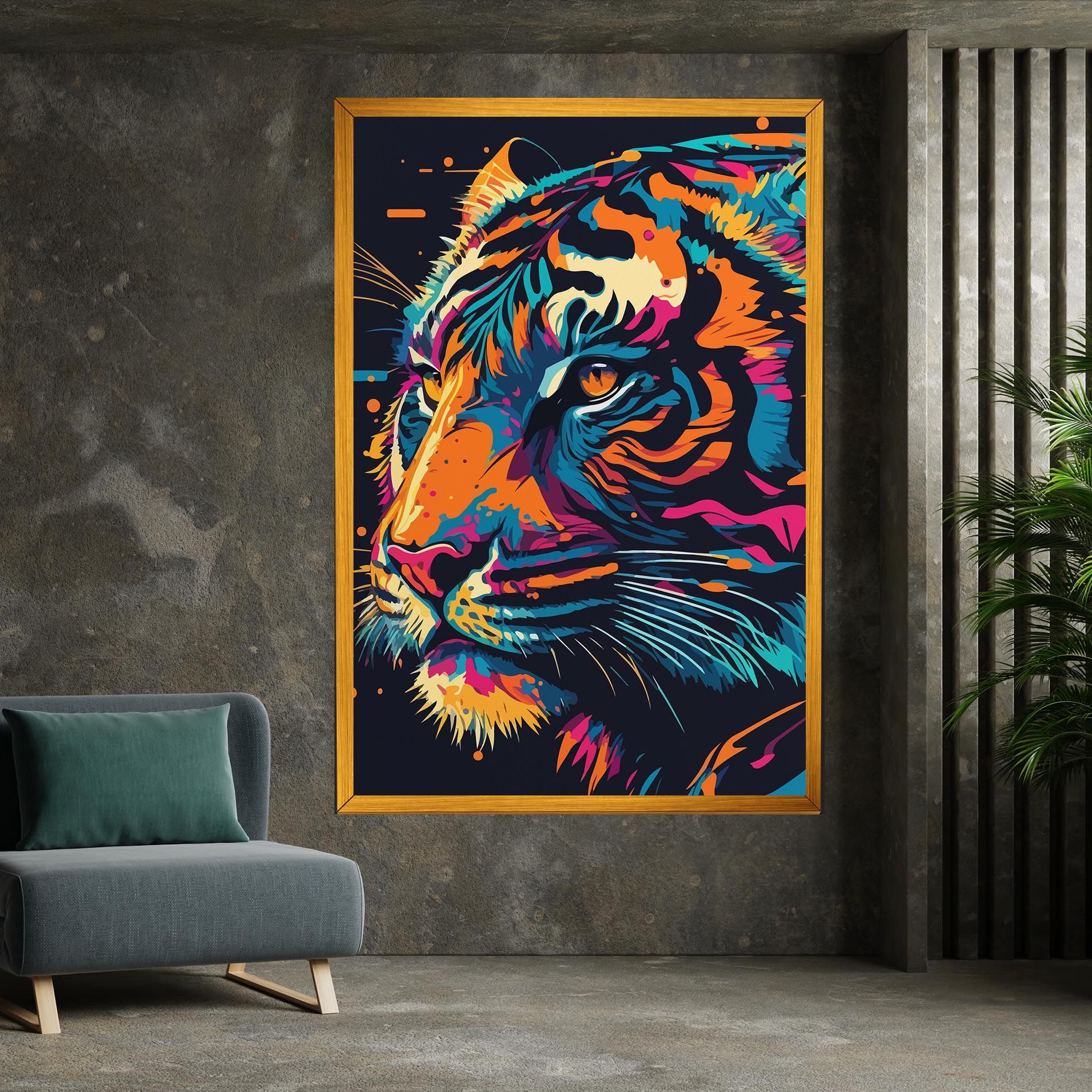 Colorful Tiger mockup 7
