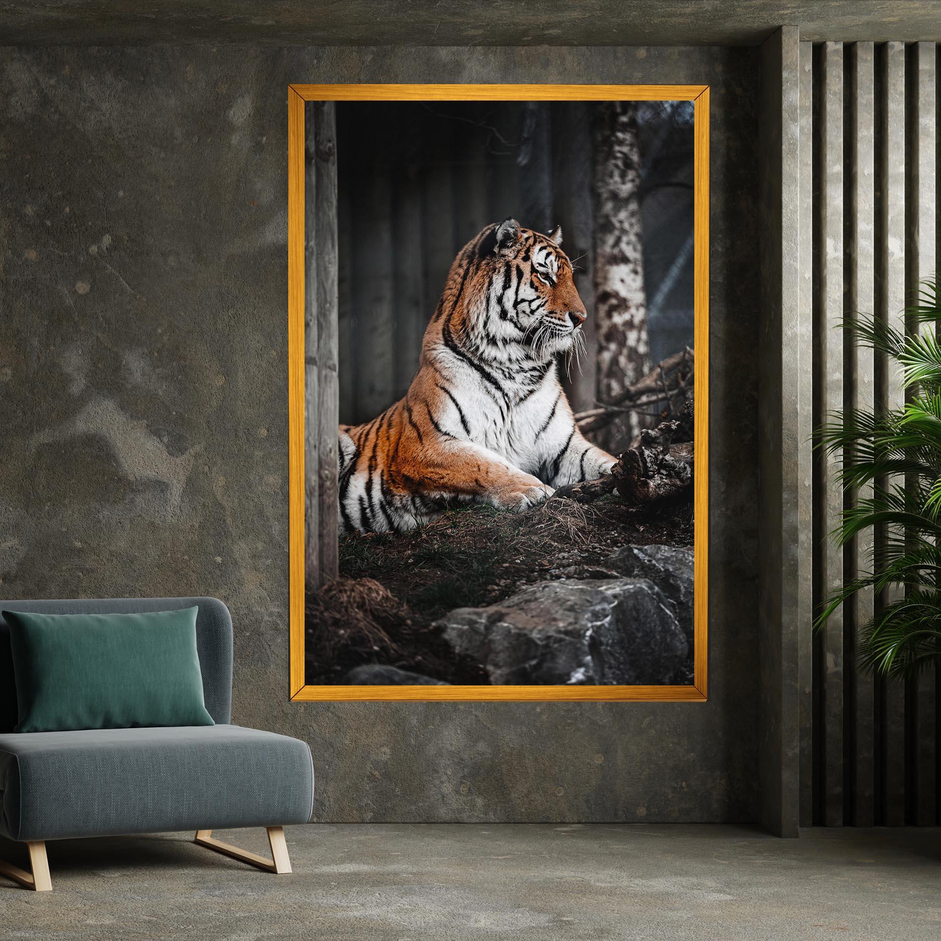 Картина на платно Forest Tiger mockup 7