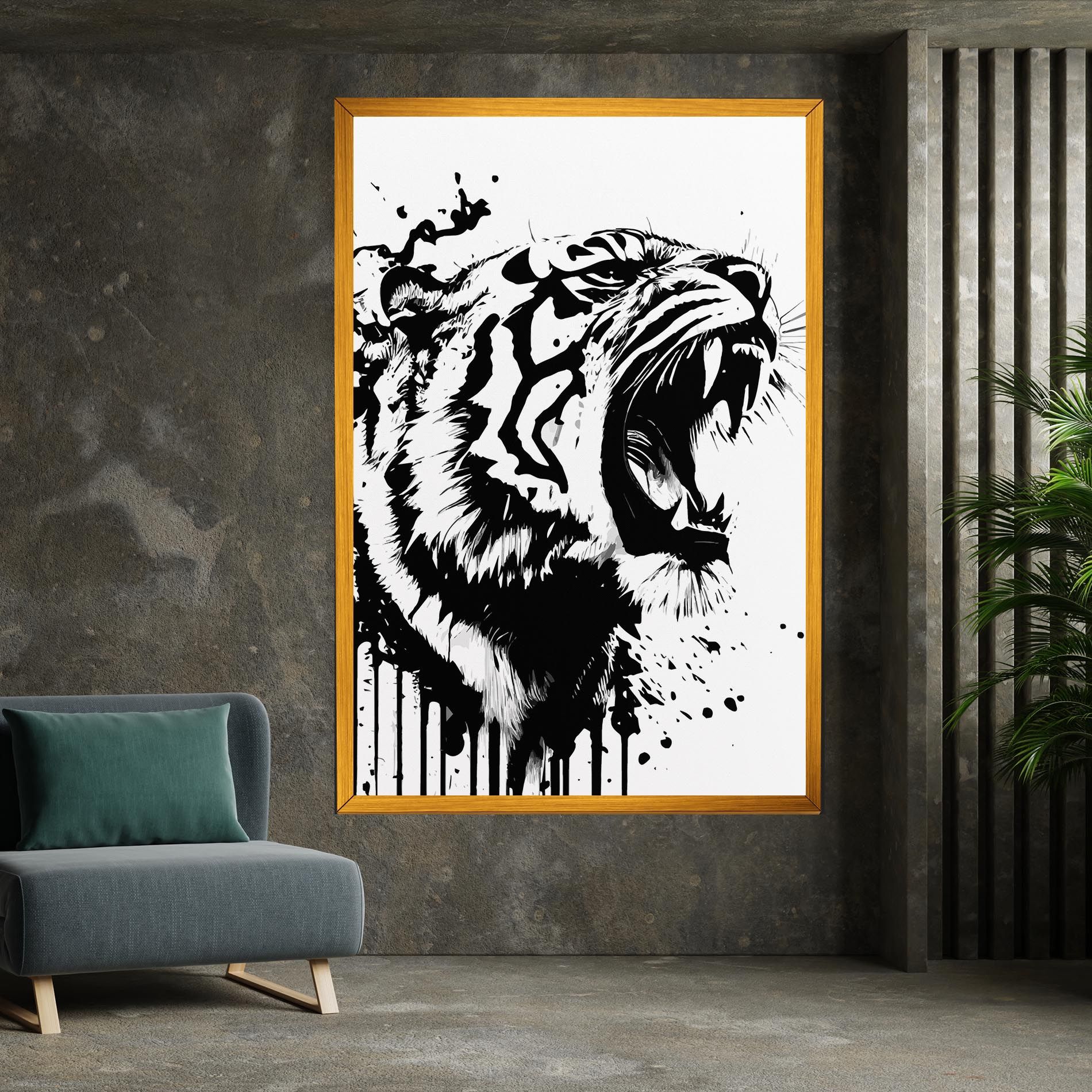 Ink Art Tiger mockup 7
