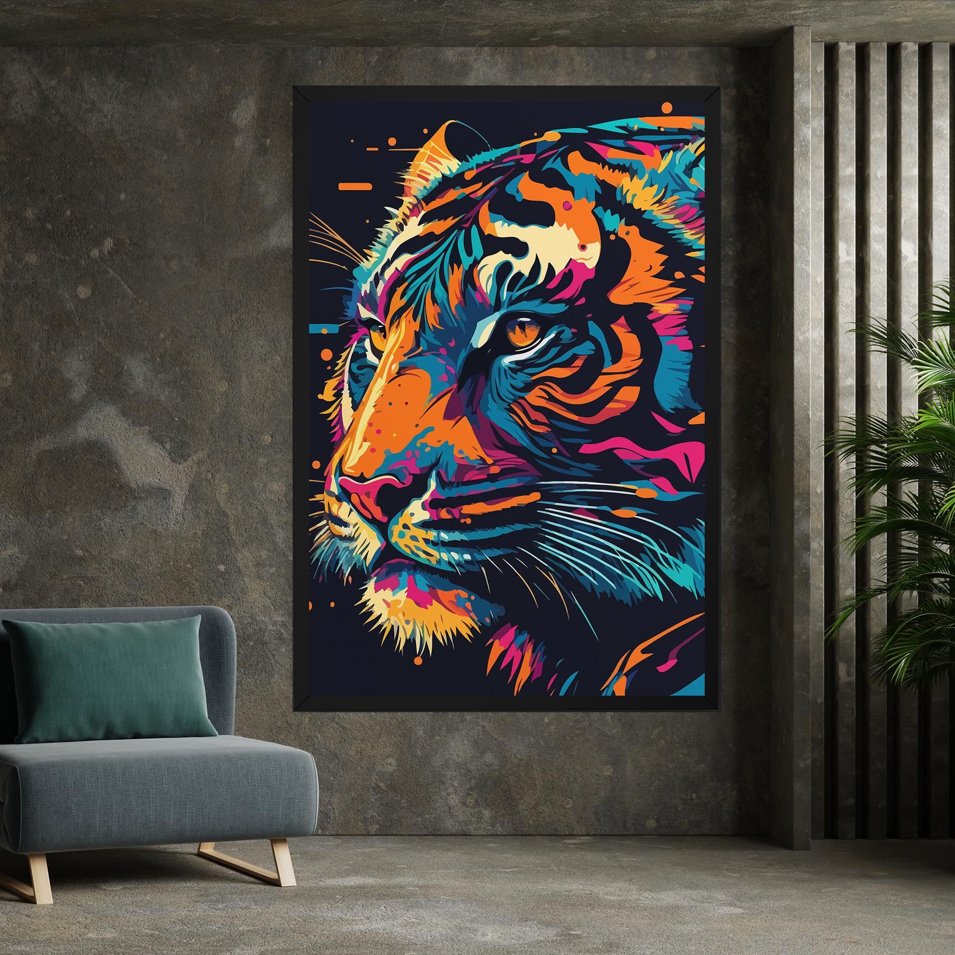Colorful Tiger mockup 7