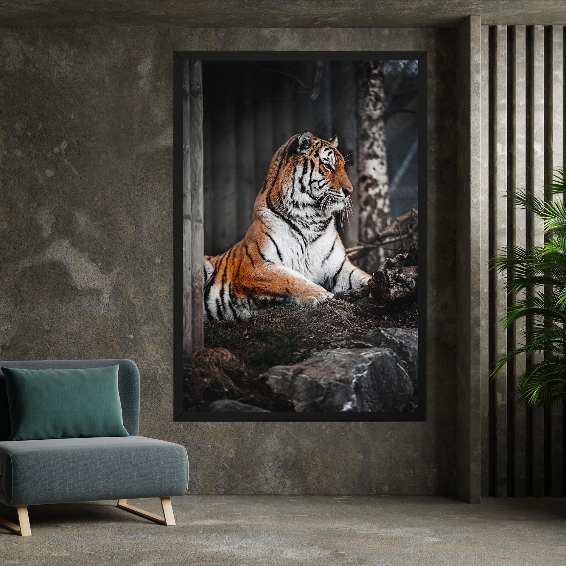 Картина на платно Forest Tiger mockup 7