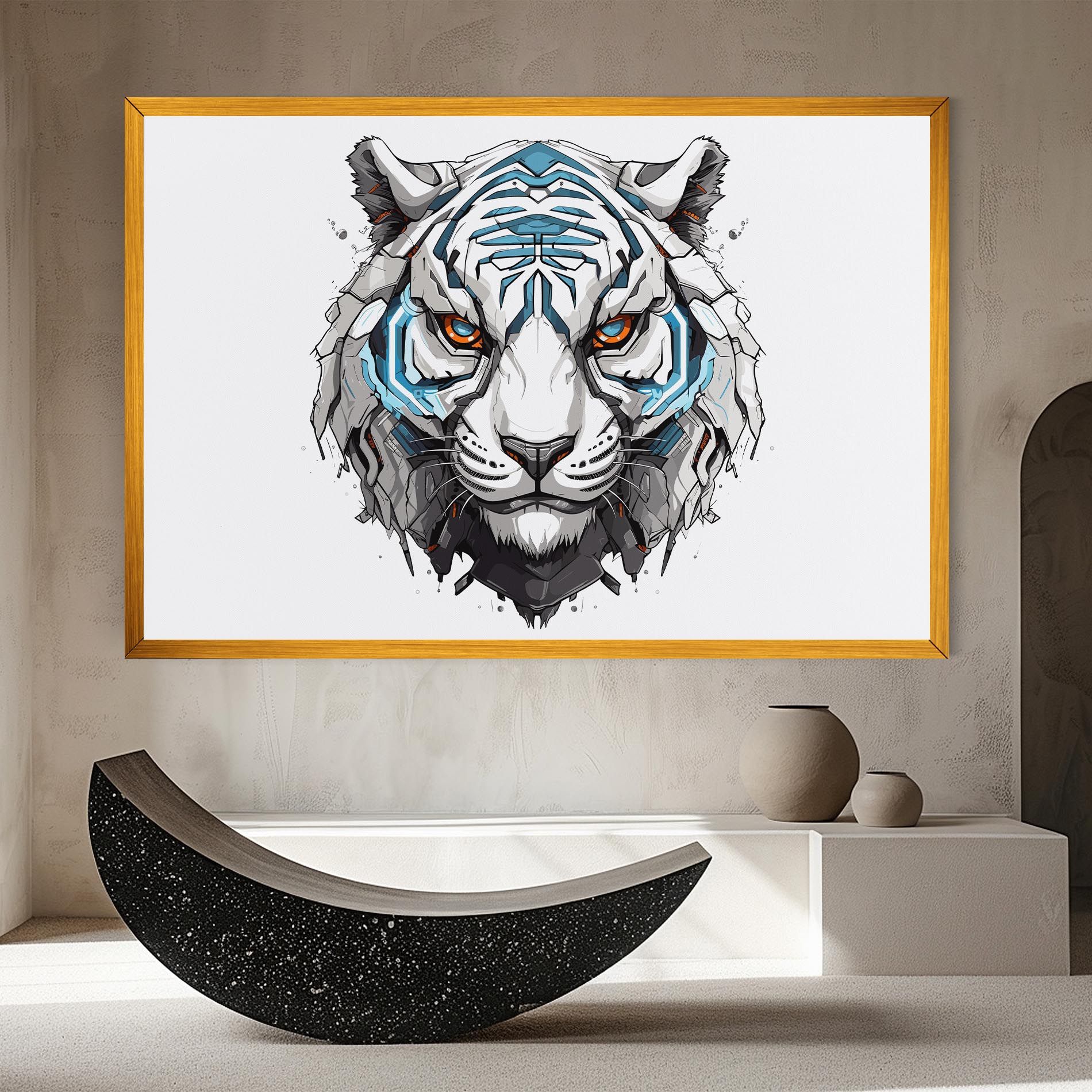 Cyborg Tiger mockup 8