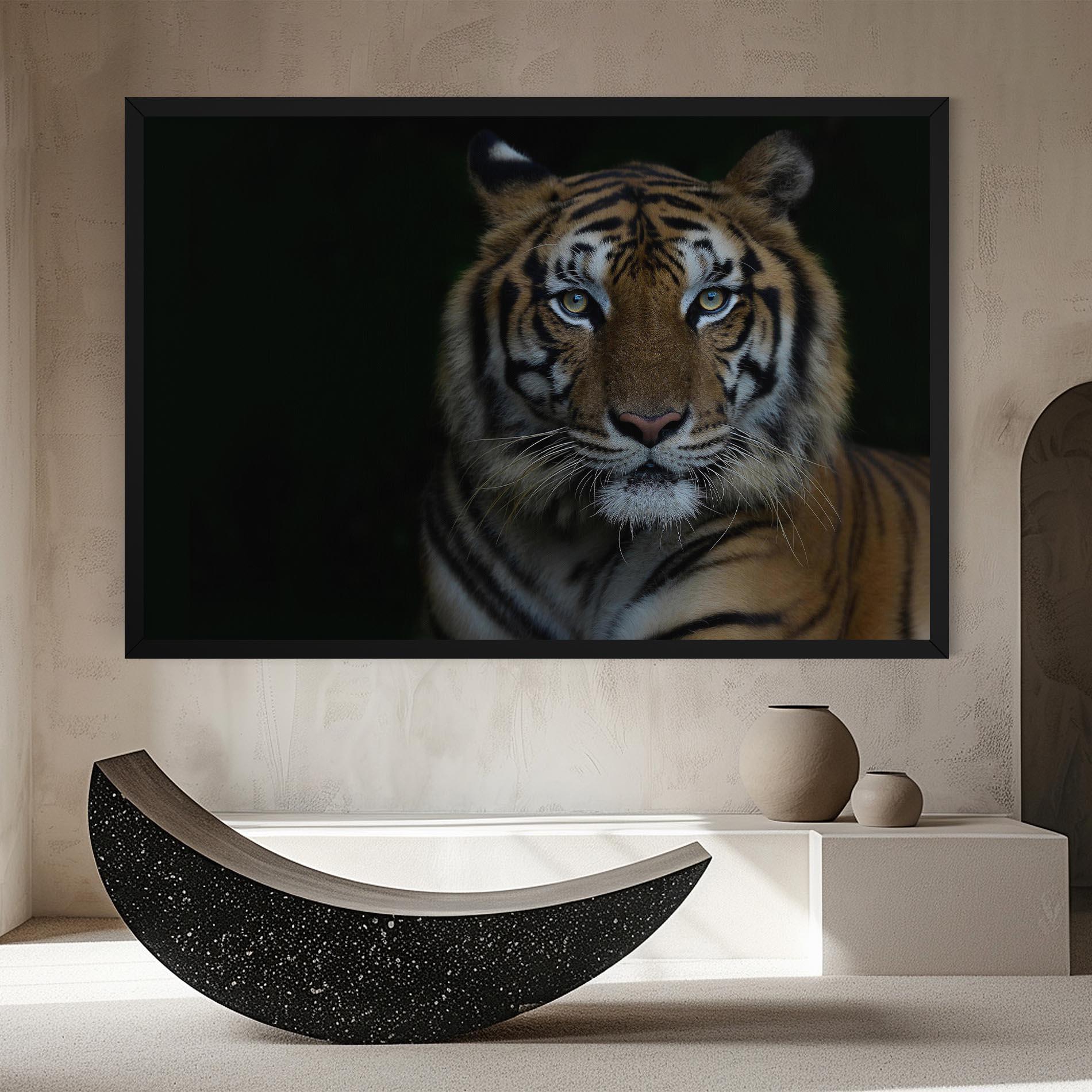 Картина на платно Close Up Tiger mockup 8