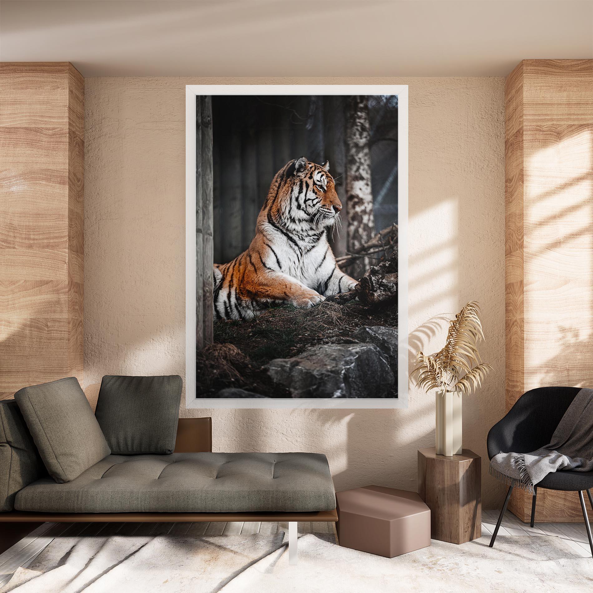 Картина на платно Forest Tiger mockup 8