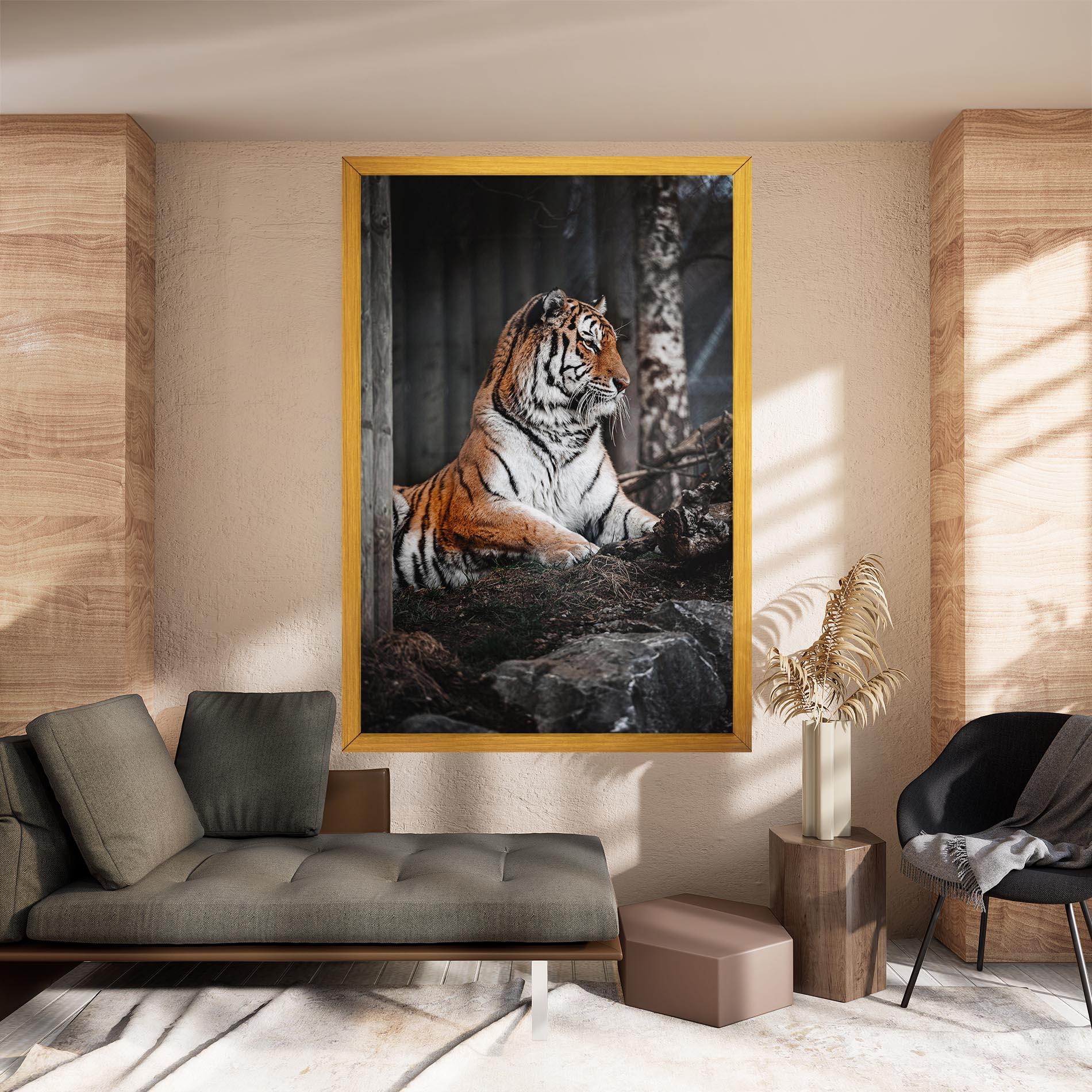 Картина на платно Forest Tiger mockup 8