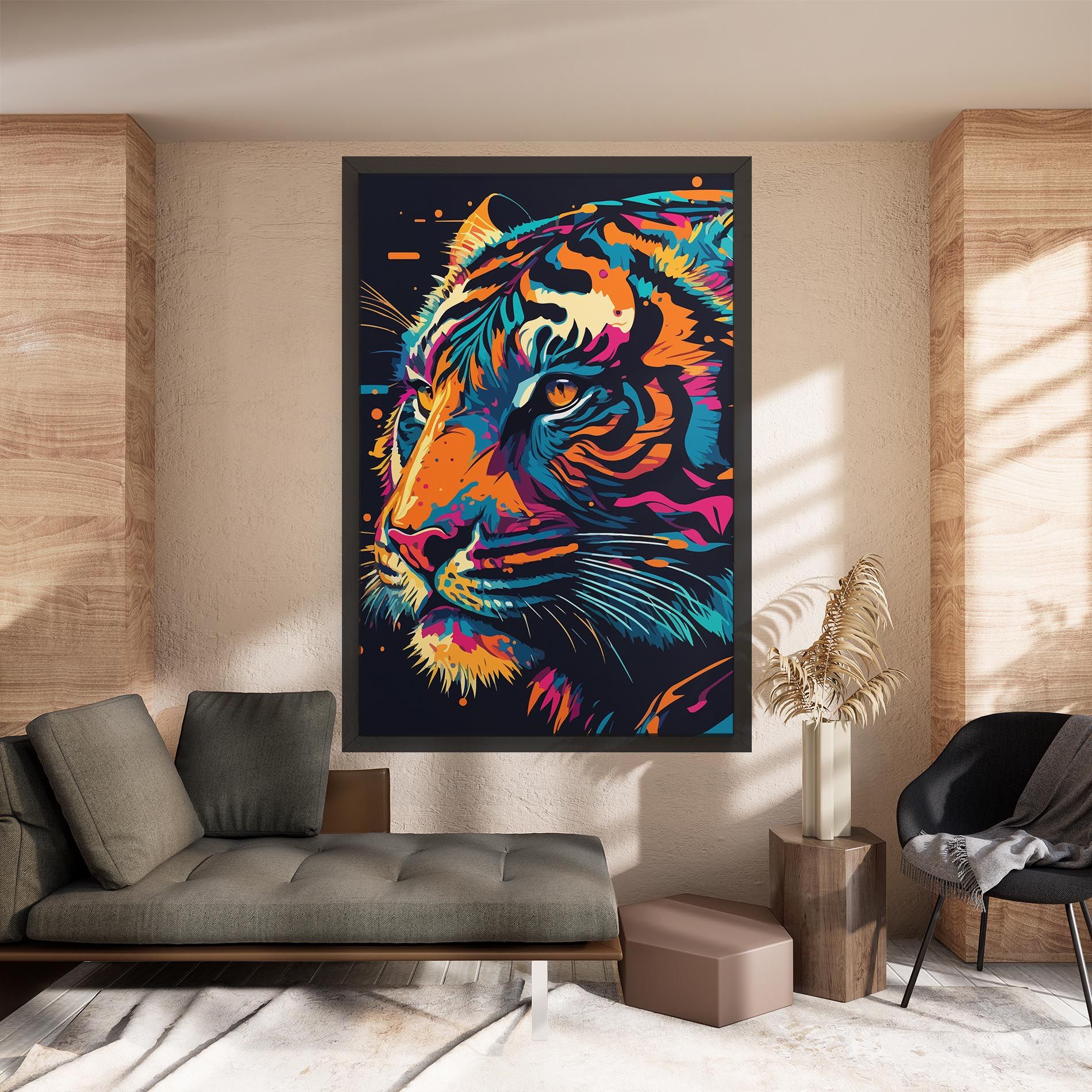 Colorful Tiger mockup 8
