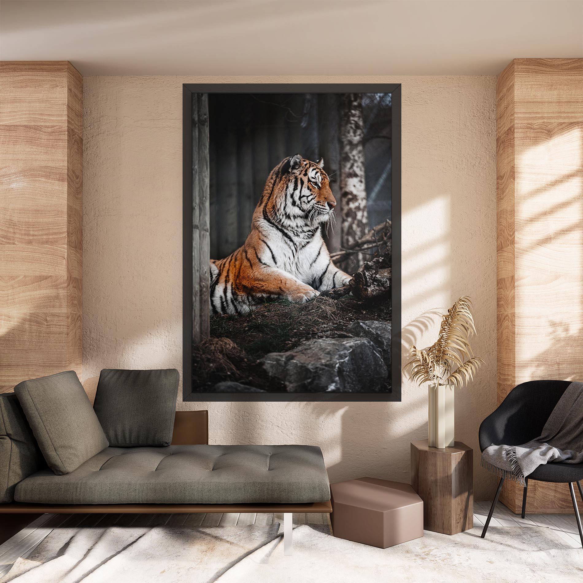 Картина на платно Forest Tiger mockup 8