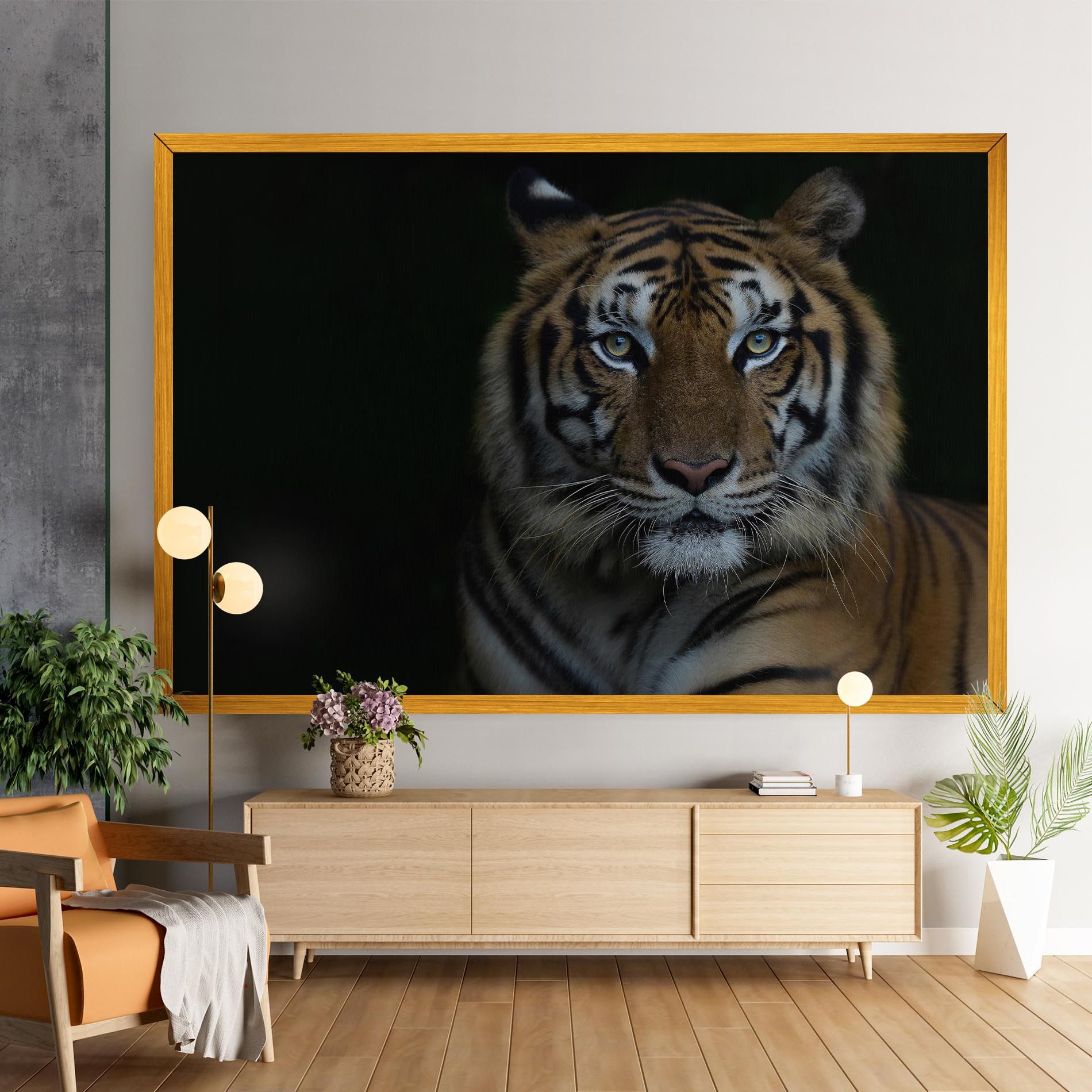 Close Up Tiger mockup 9