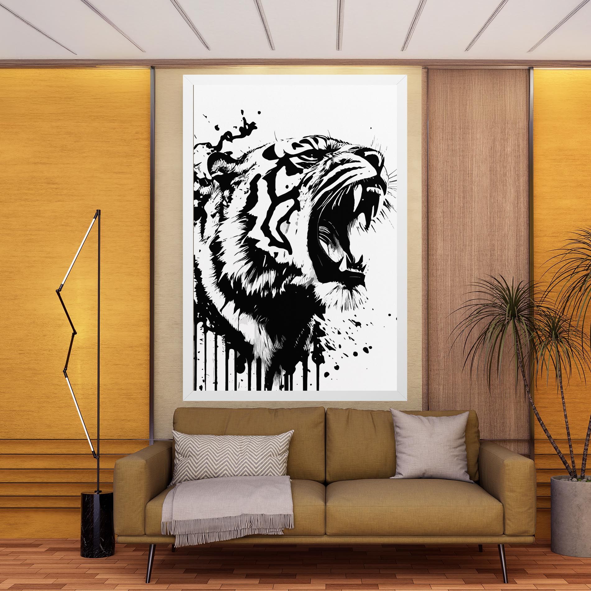 Ink Art Tiger mockup 9