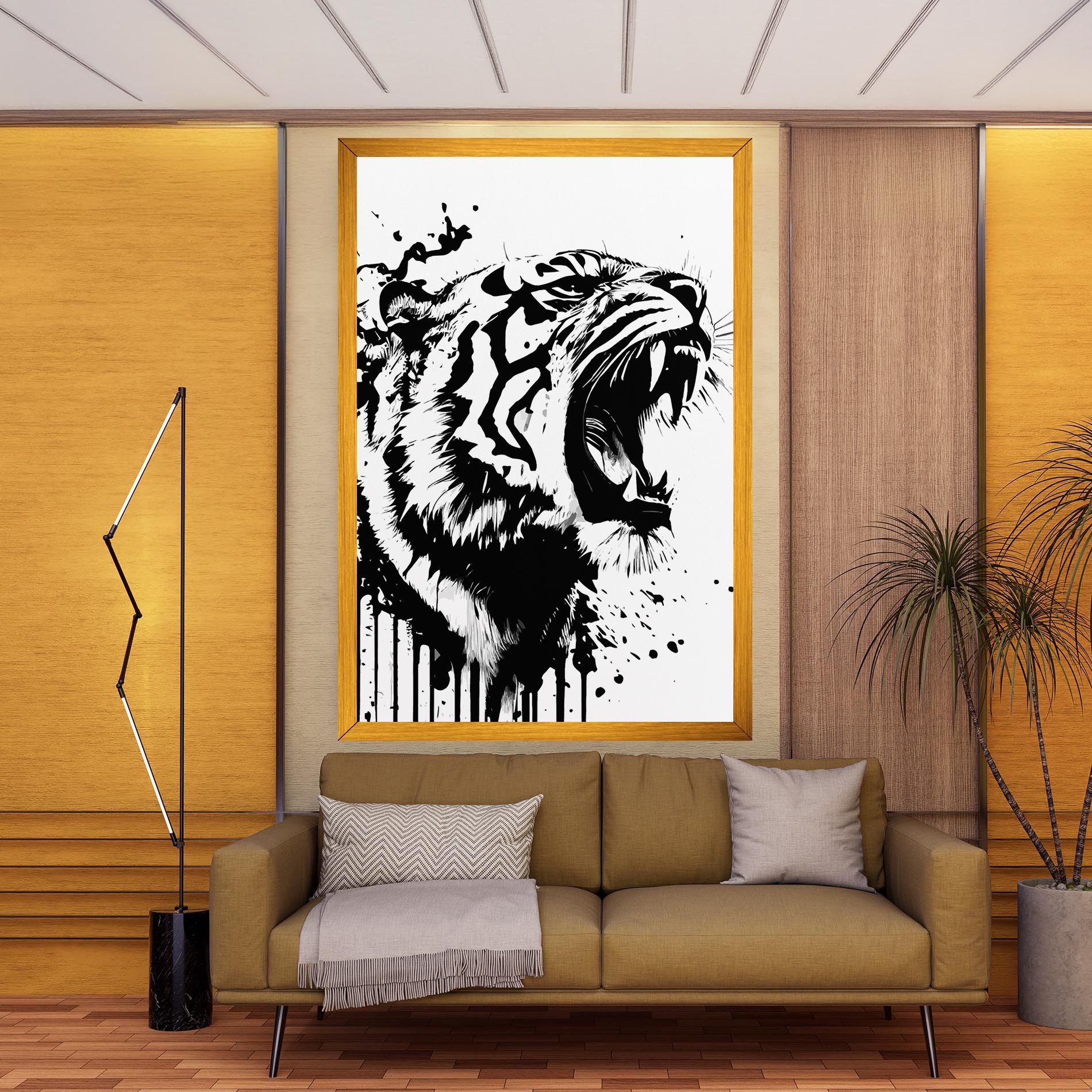 Ink Art Tiger mockup 9