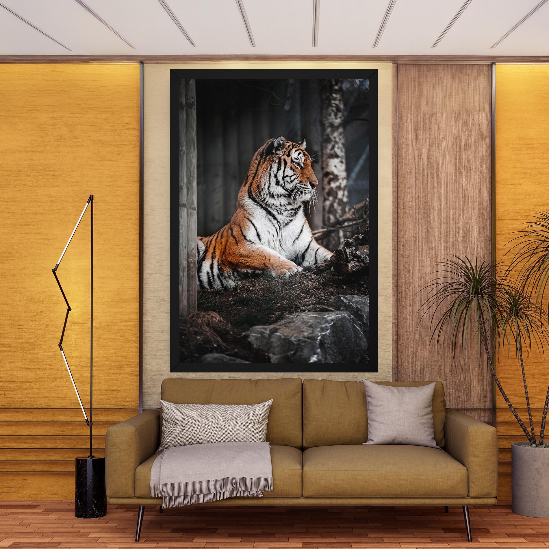 Картина на платно Forest Tiger mockup 9