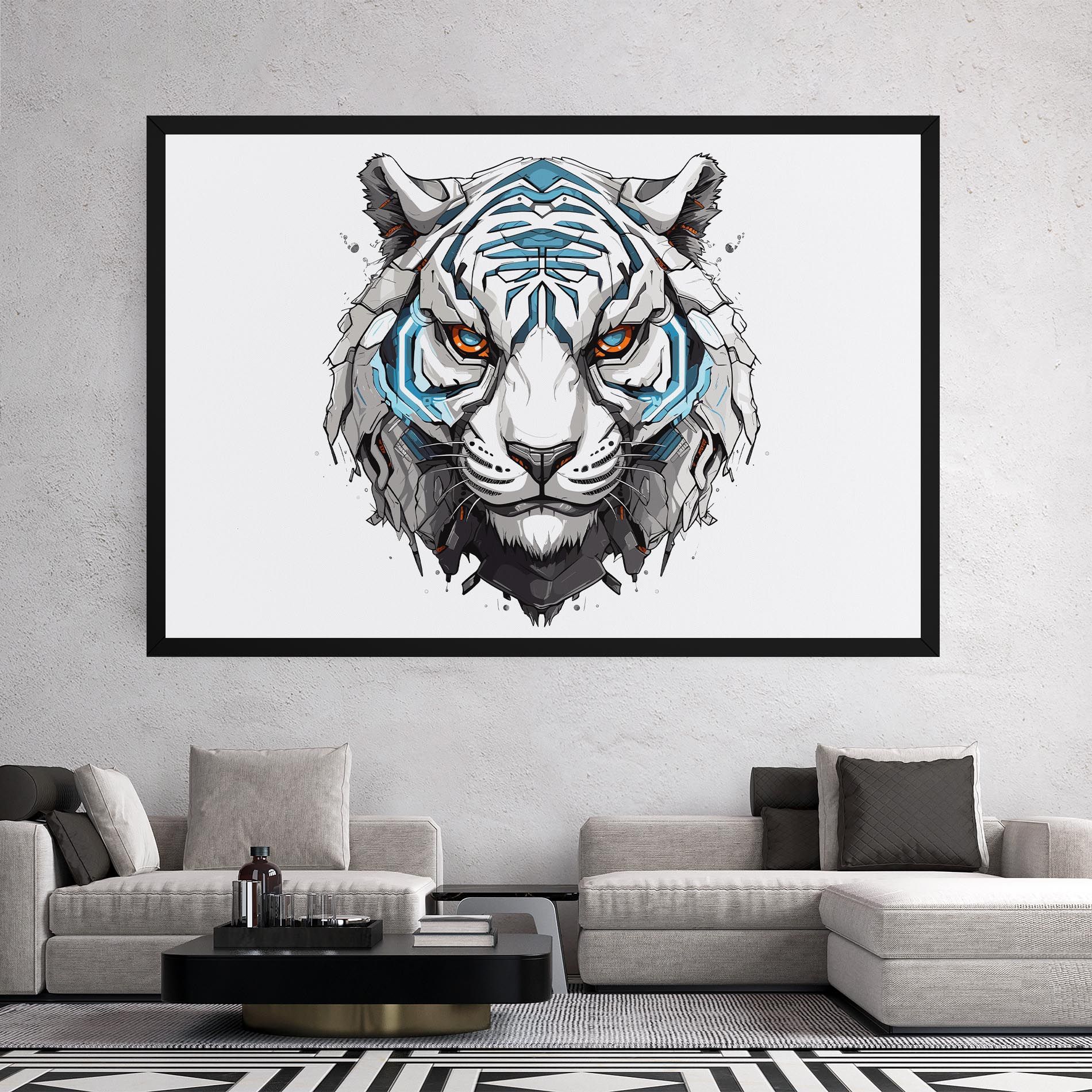 Cyborg Tiger mockup 2