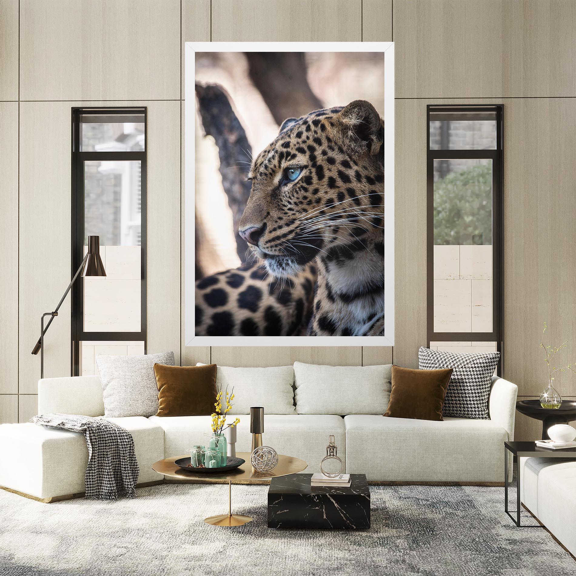 Картина на платно Blue Tiger mockup 2