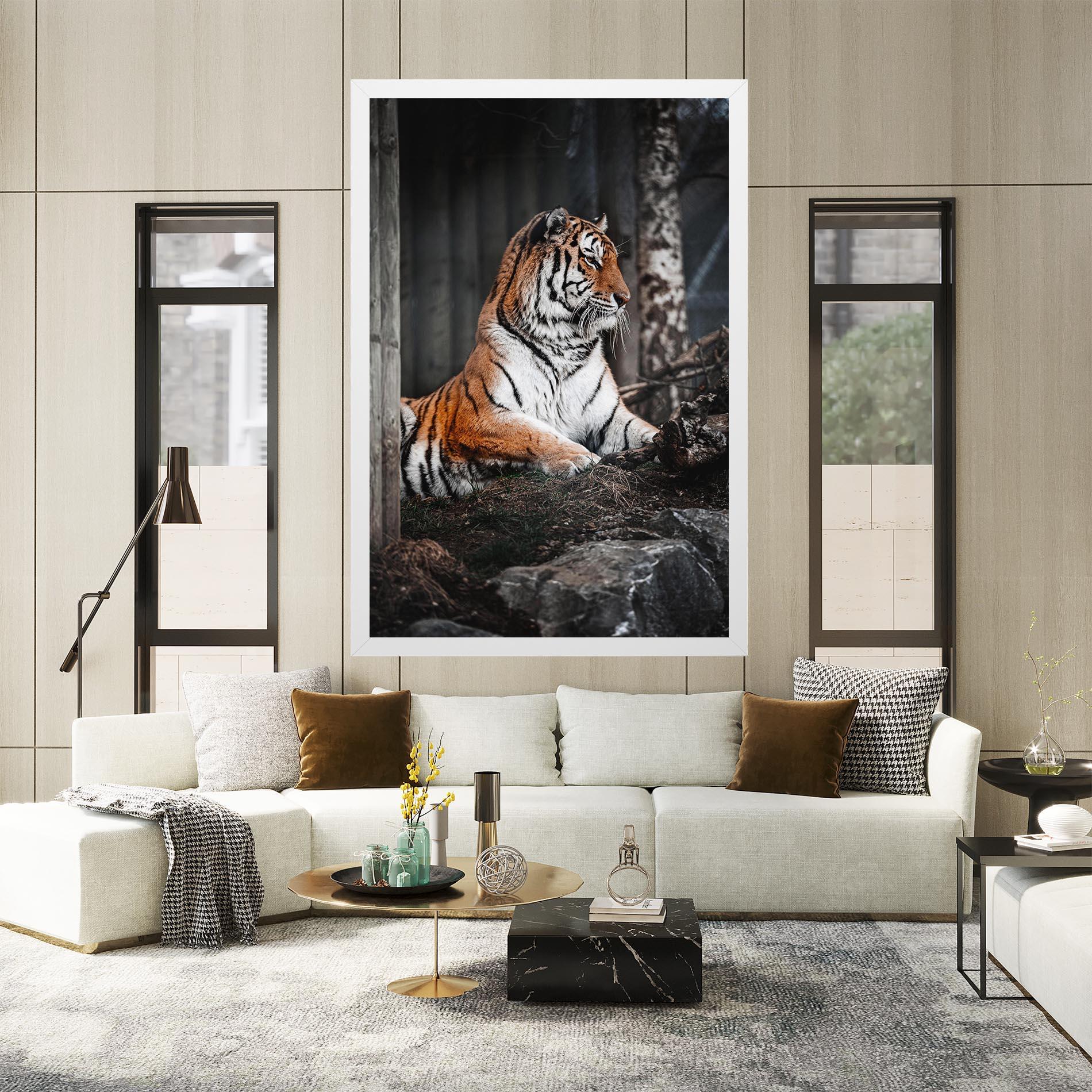 Картина на платно Forest Tiger mockup 2