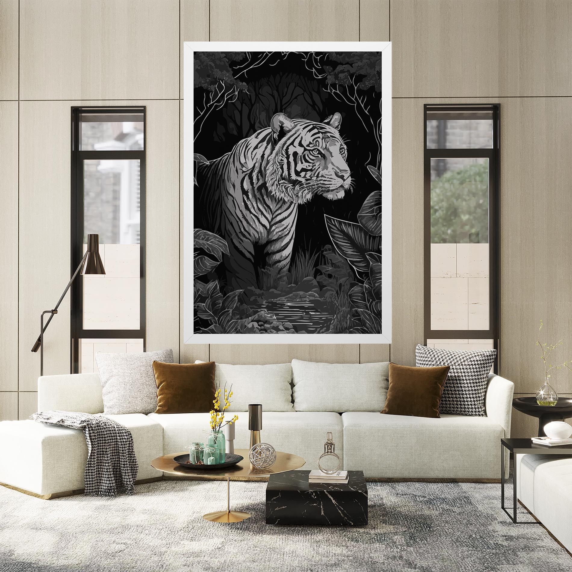 Grey Tiger mockup 2