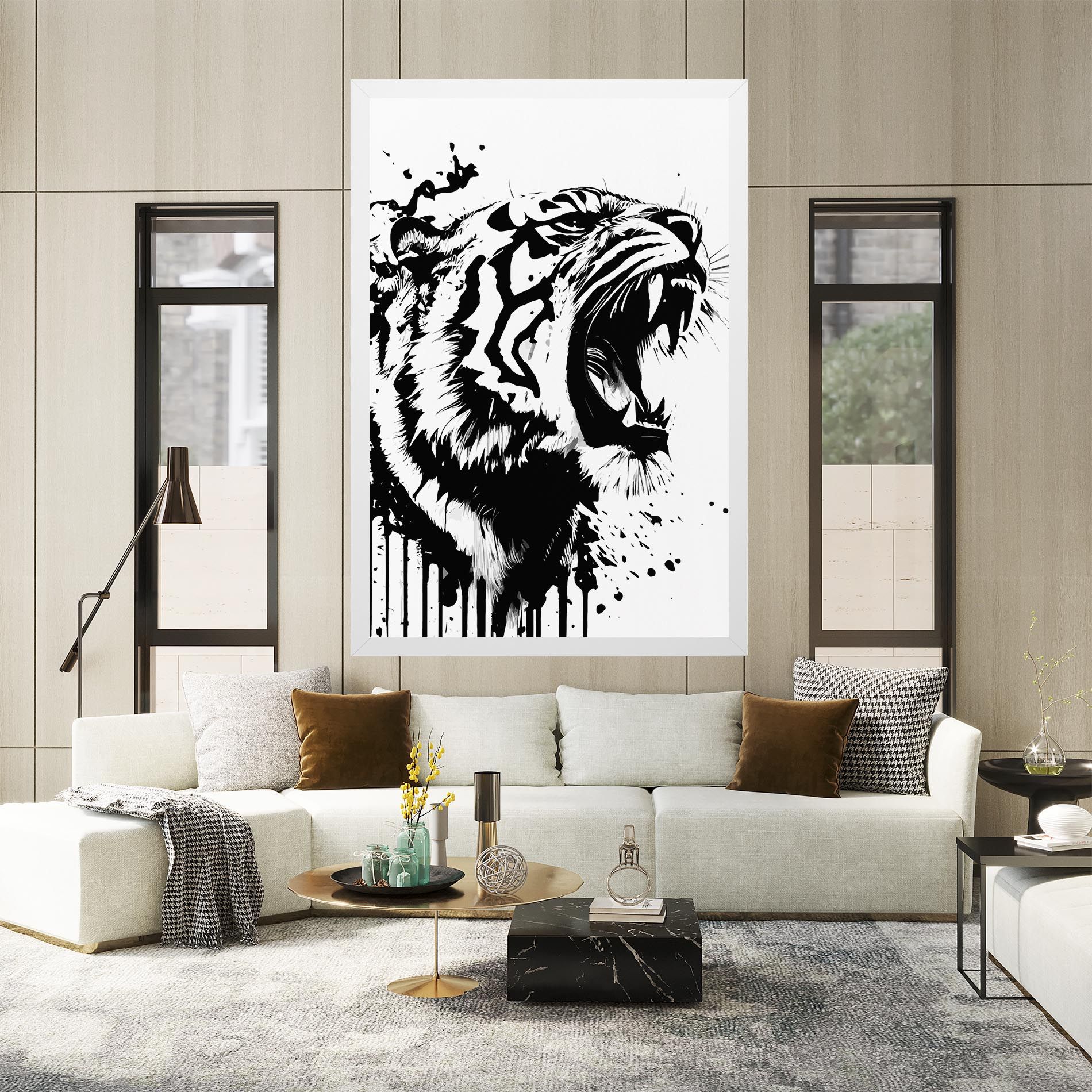 Ink Art Tiger mockup 2
