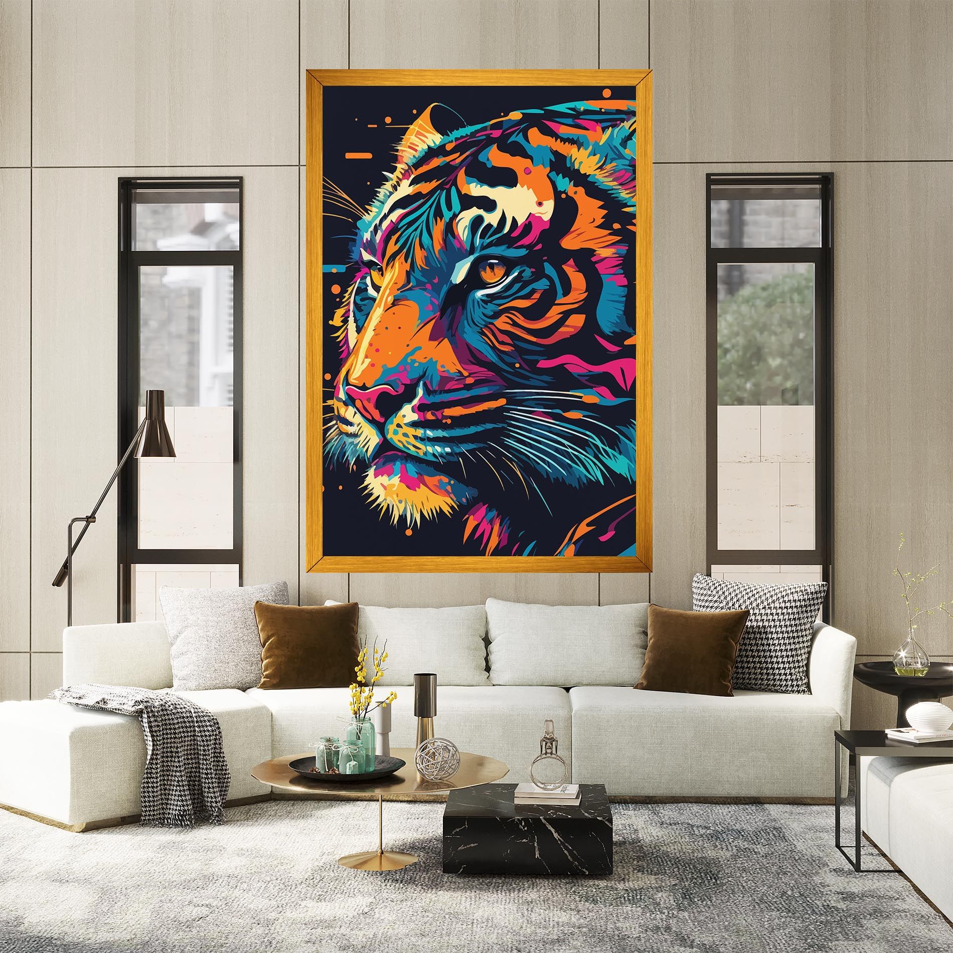 Colorful Tiger mockup 2