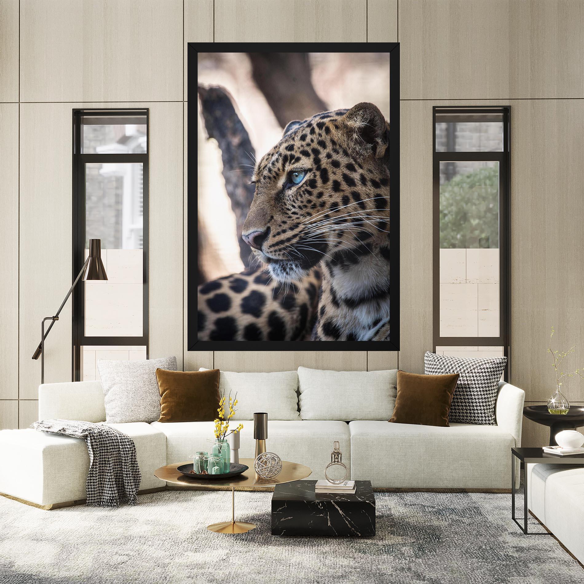 Картина на платно Blue Tiger mockup 2