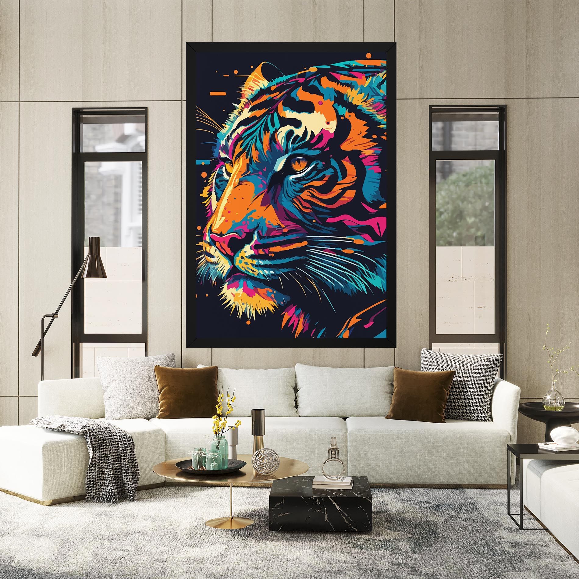 Colorful Tiger mockup 2
