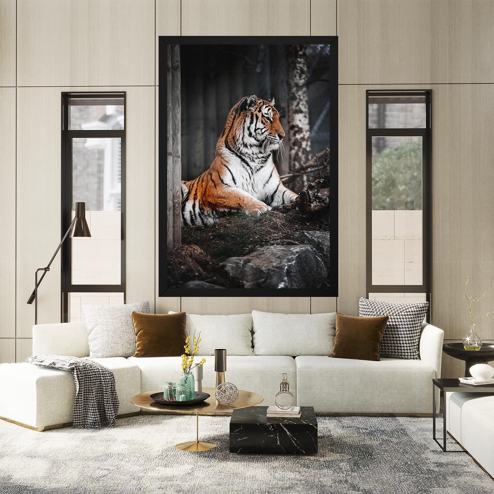 Картина на платно Forest Tiger mockup 2