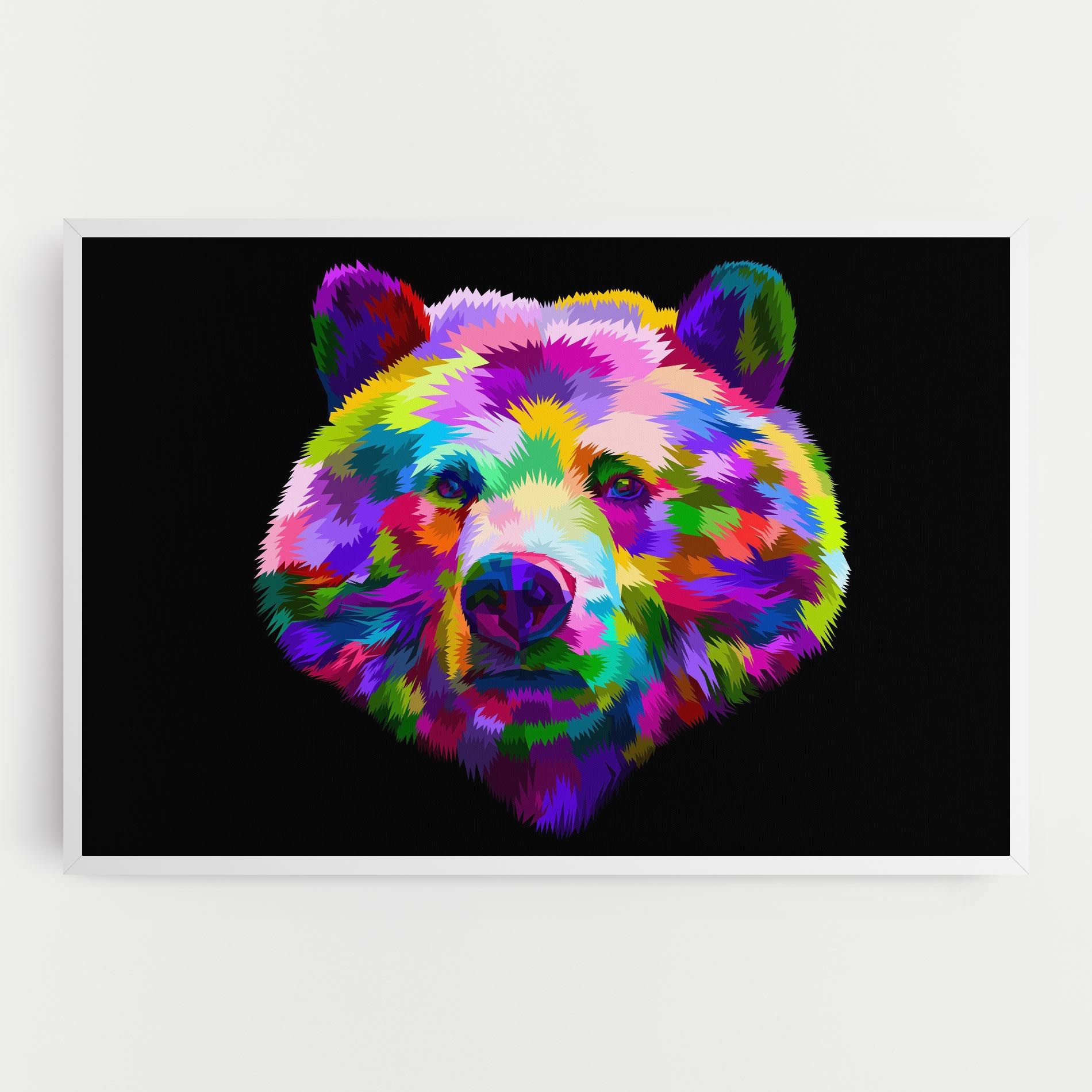 Bear Head Art mockup 0