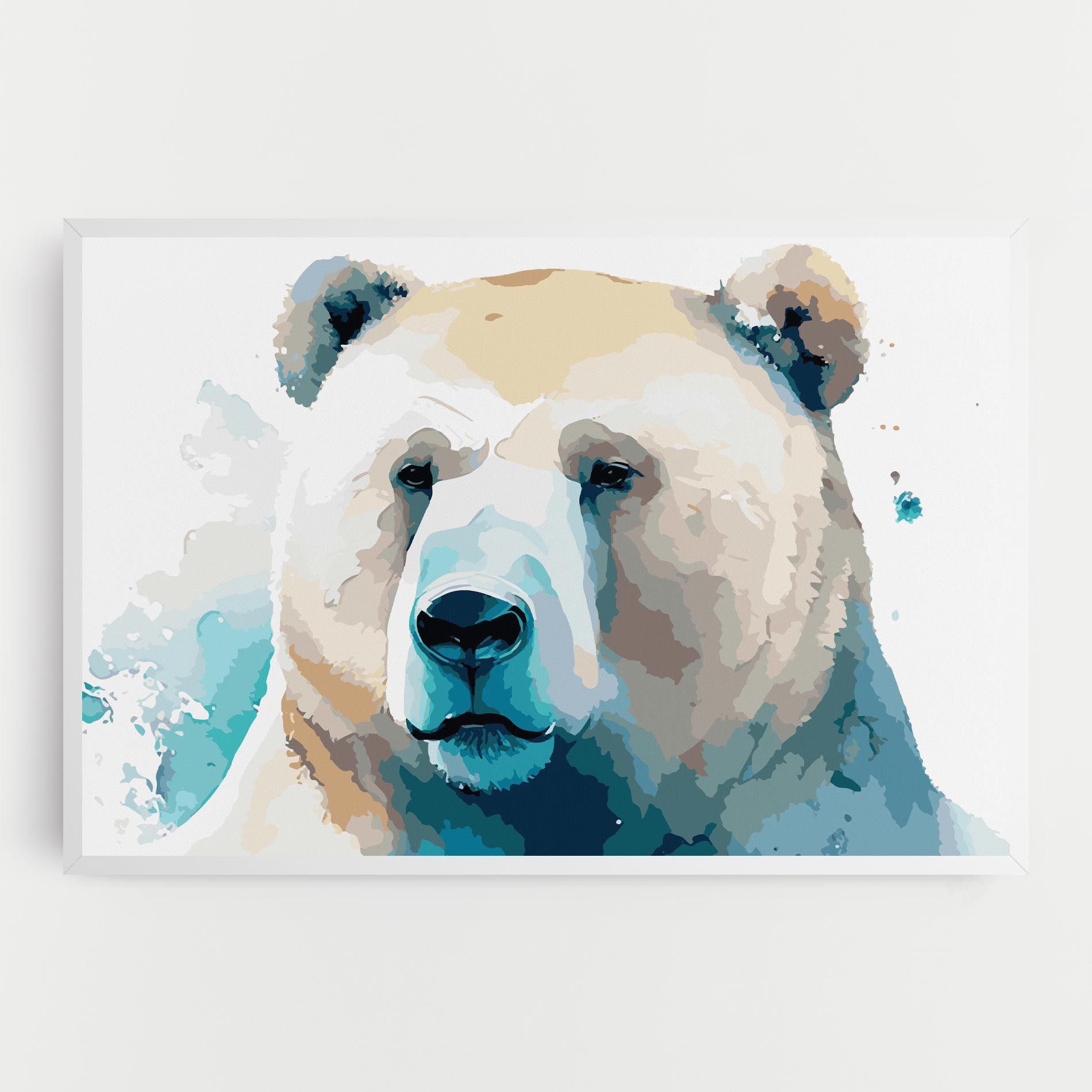 Big Watercolor Bear mockup 0
