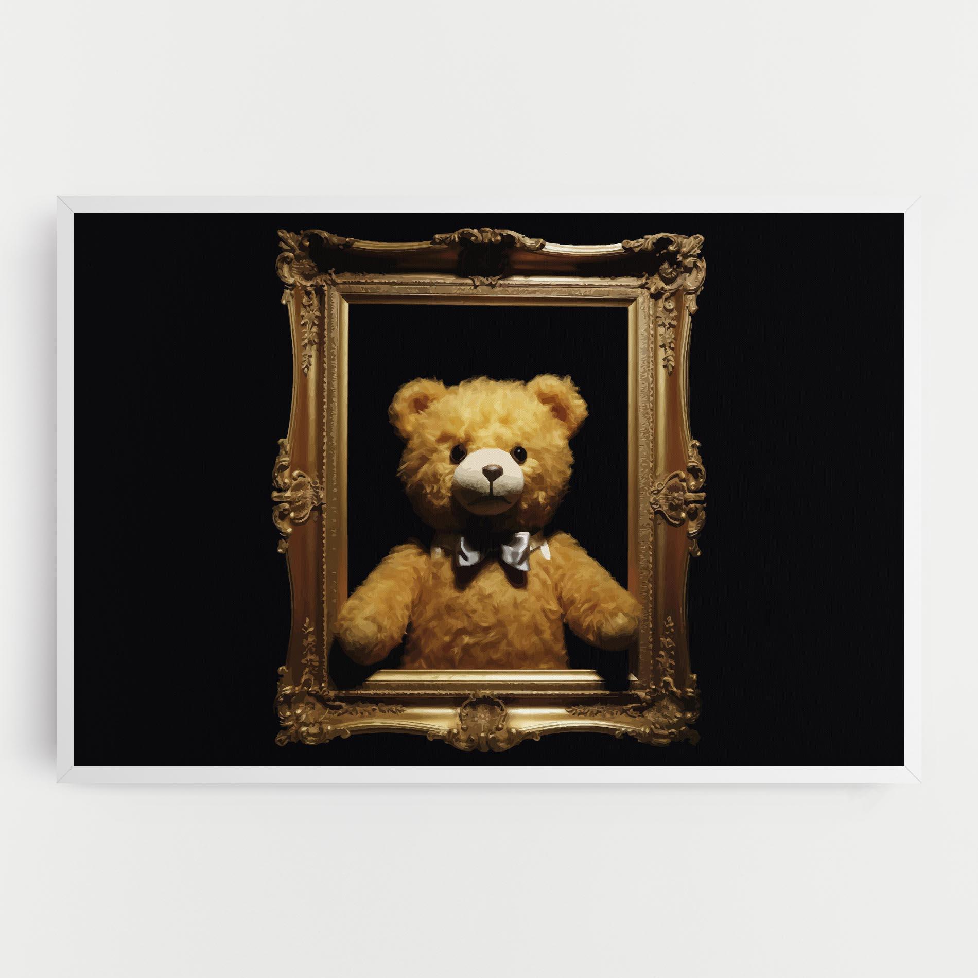 Картина на платно Frame Bear mockup 0