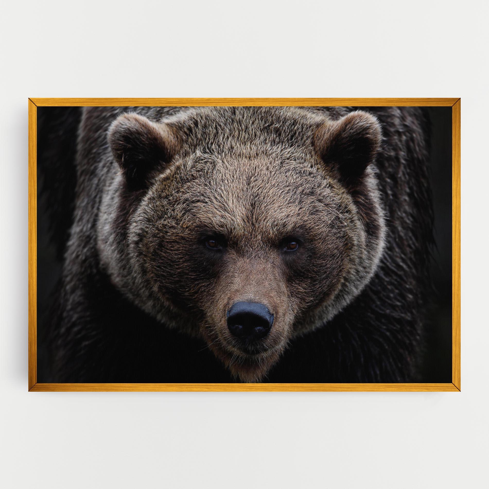 Картина на платно Brown Bear mockup 0