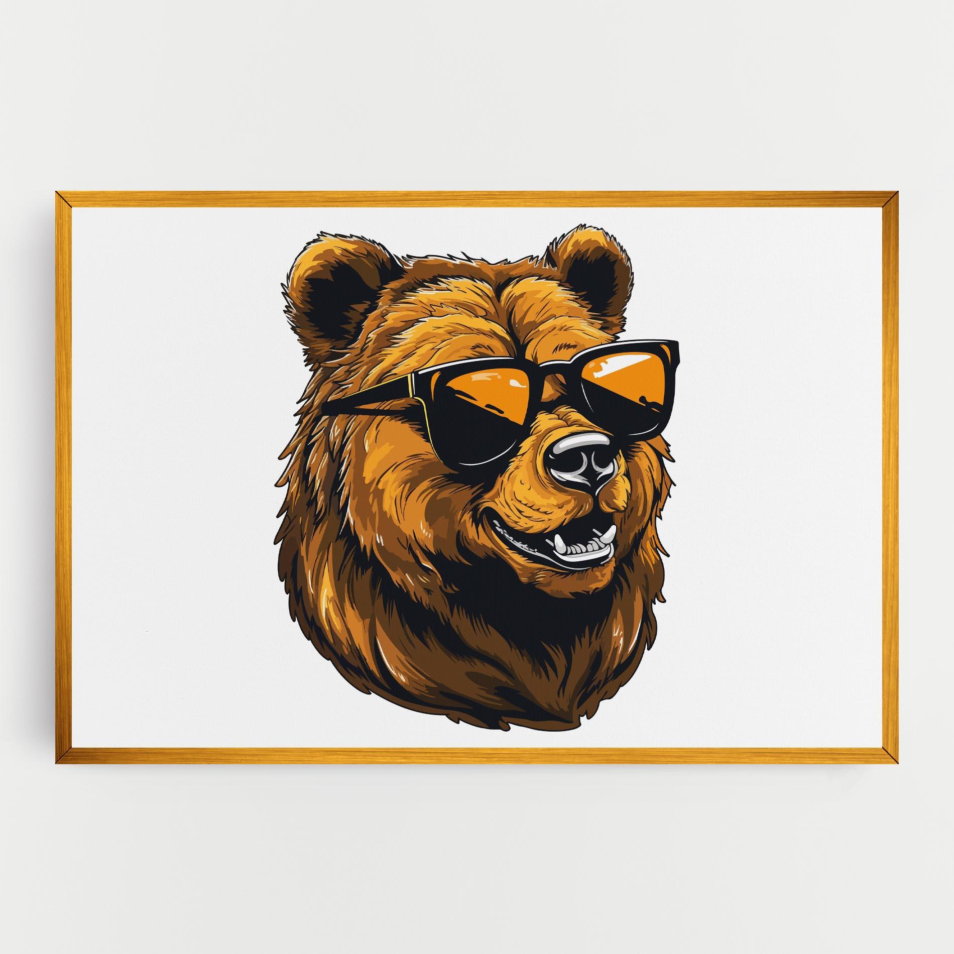 Картина на платно Cool Glasses mockup 0