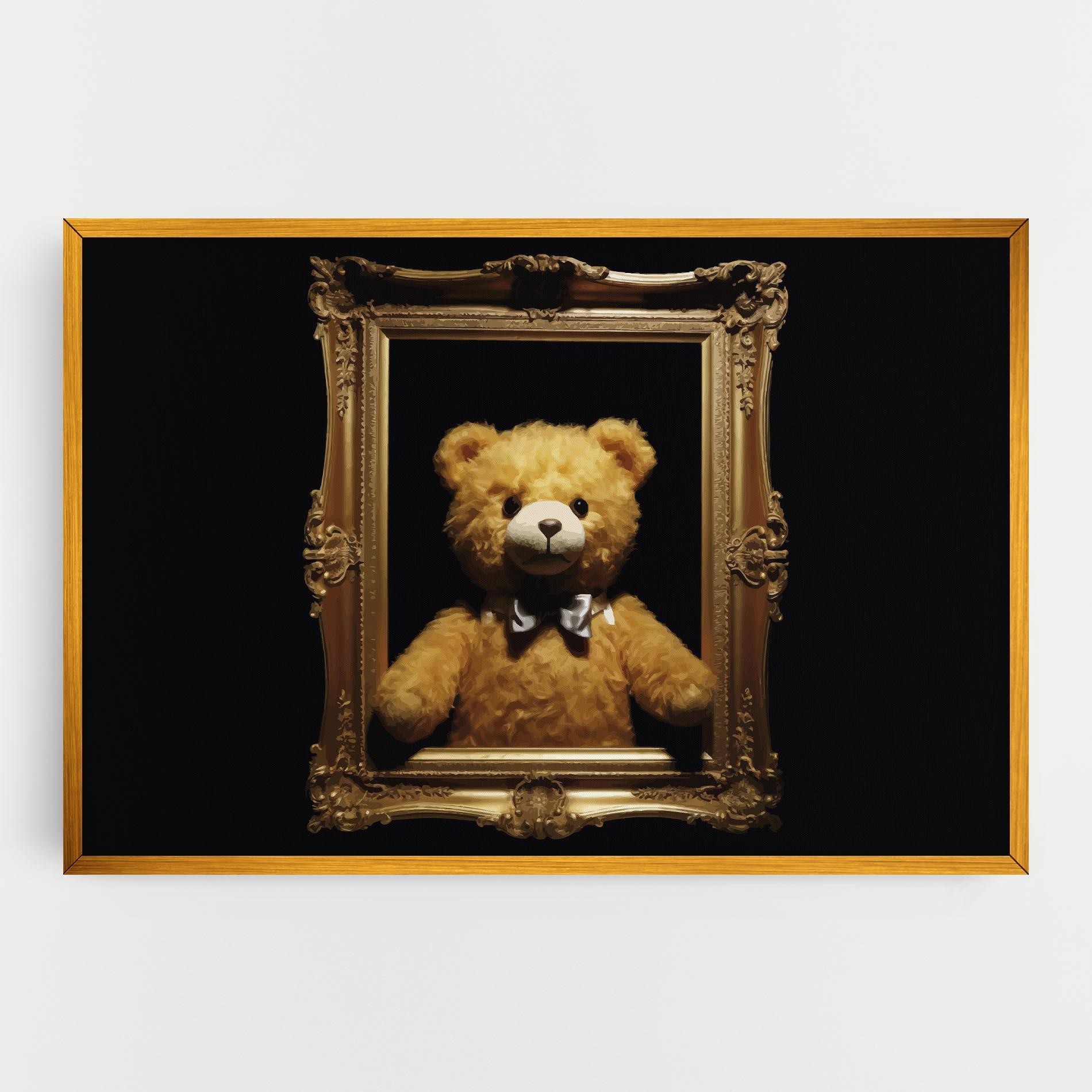 Картина на платно Frame Bear mockup 0